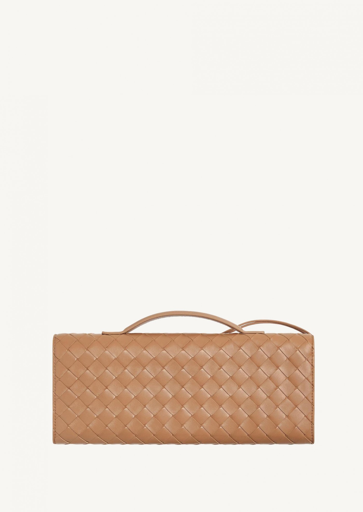 Andiamo clutch in pale brown