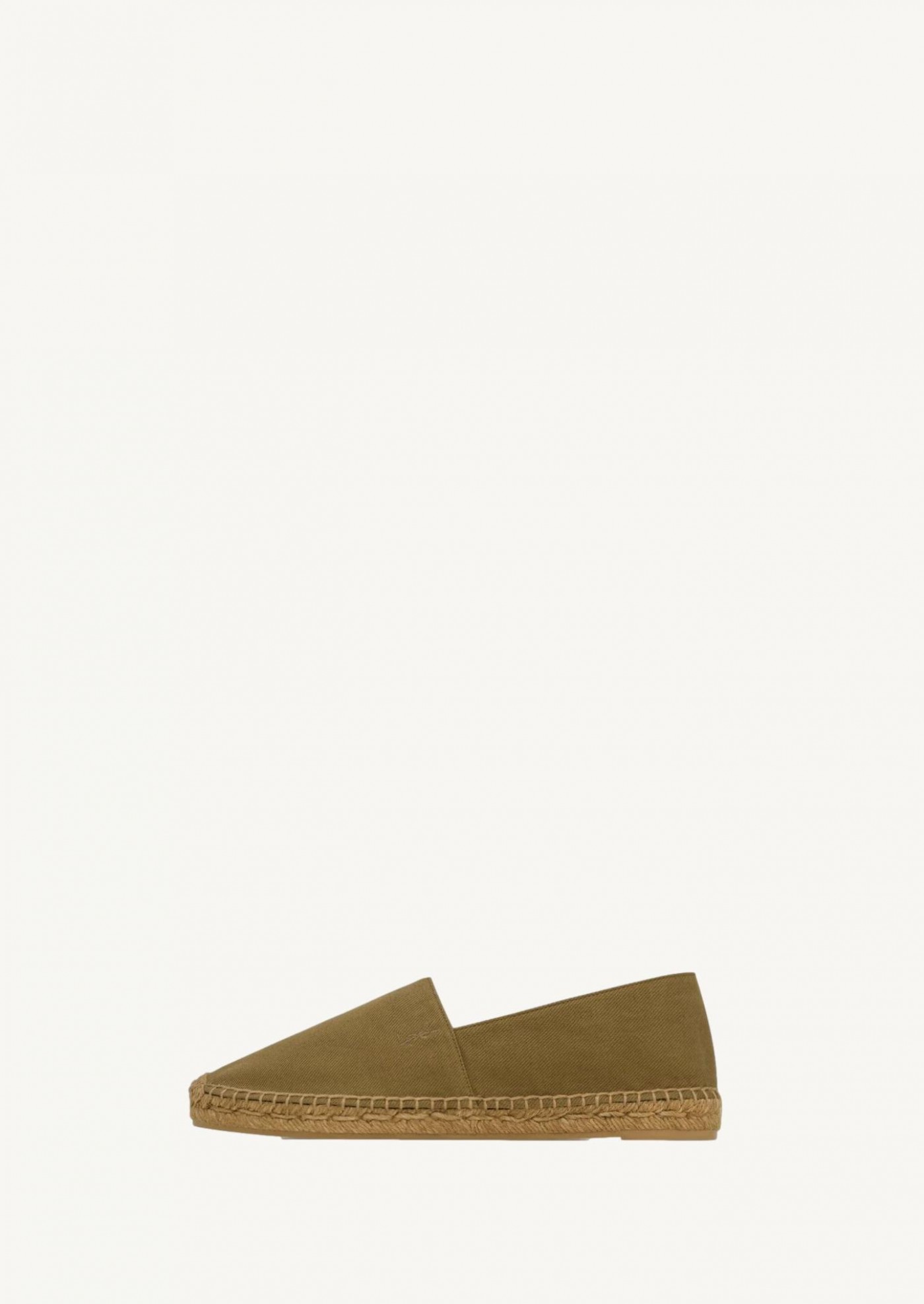 Espadrilles en gabardine de coton cactus