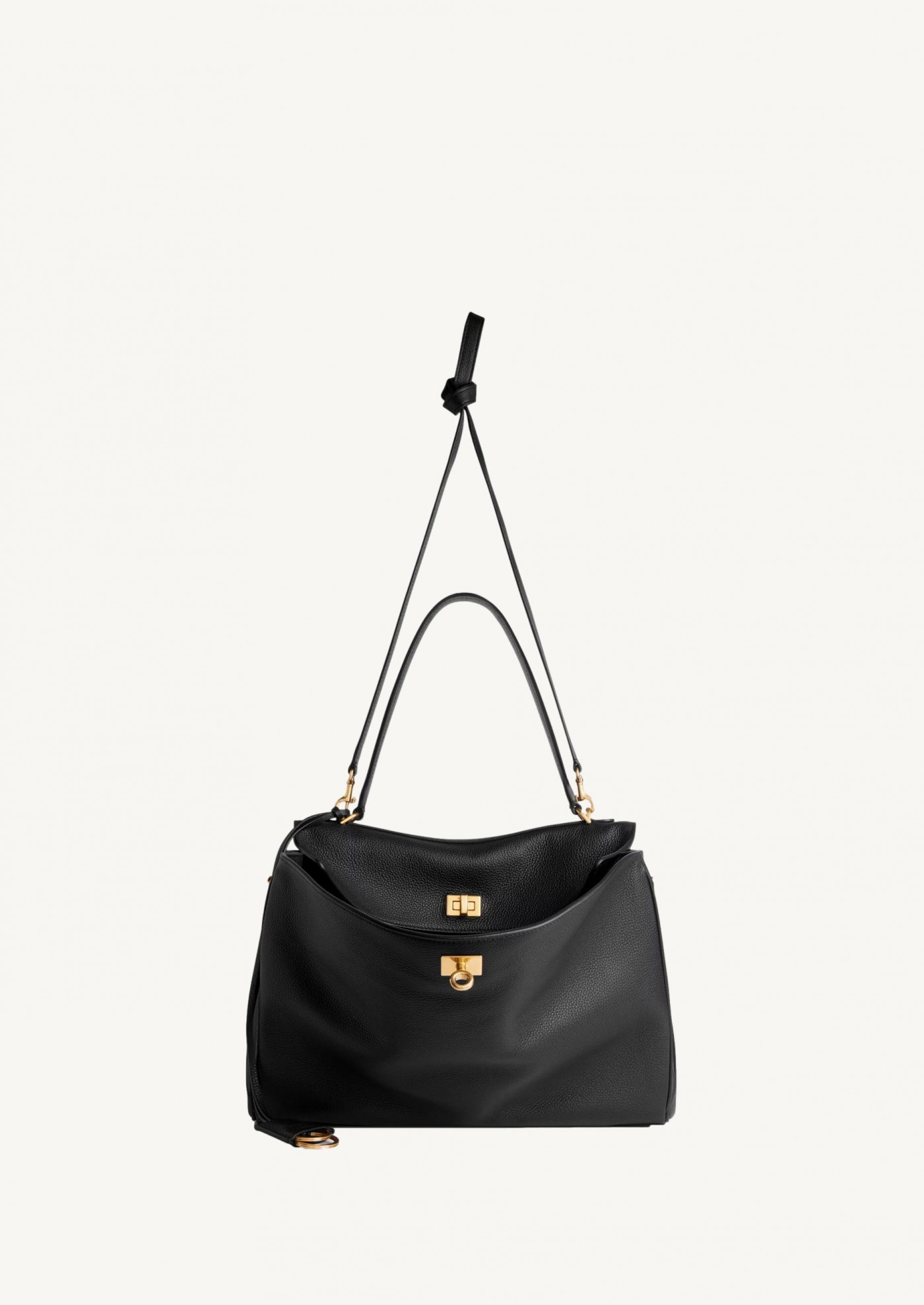 Medium Rodeo black grained Balenciaga Medium Rodeo black grained Balenciaga