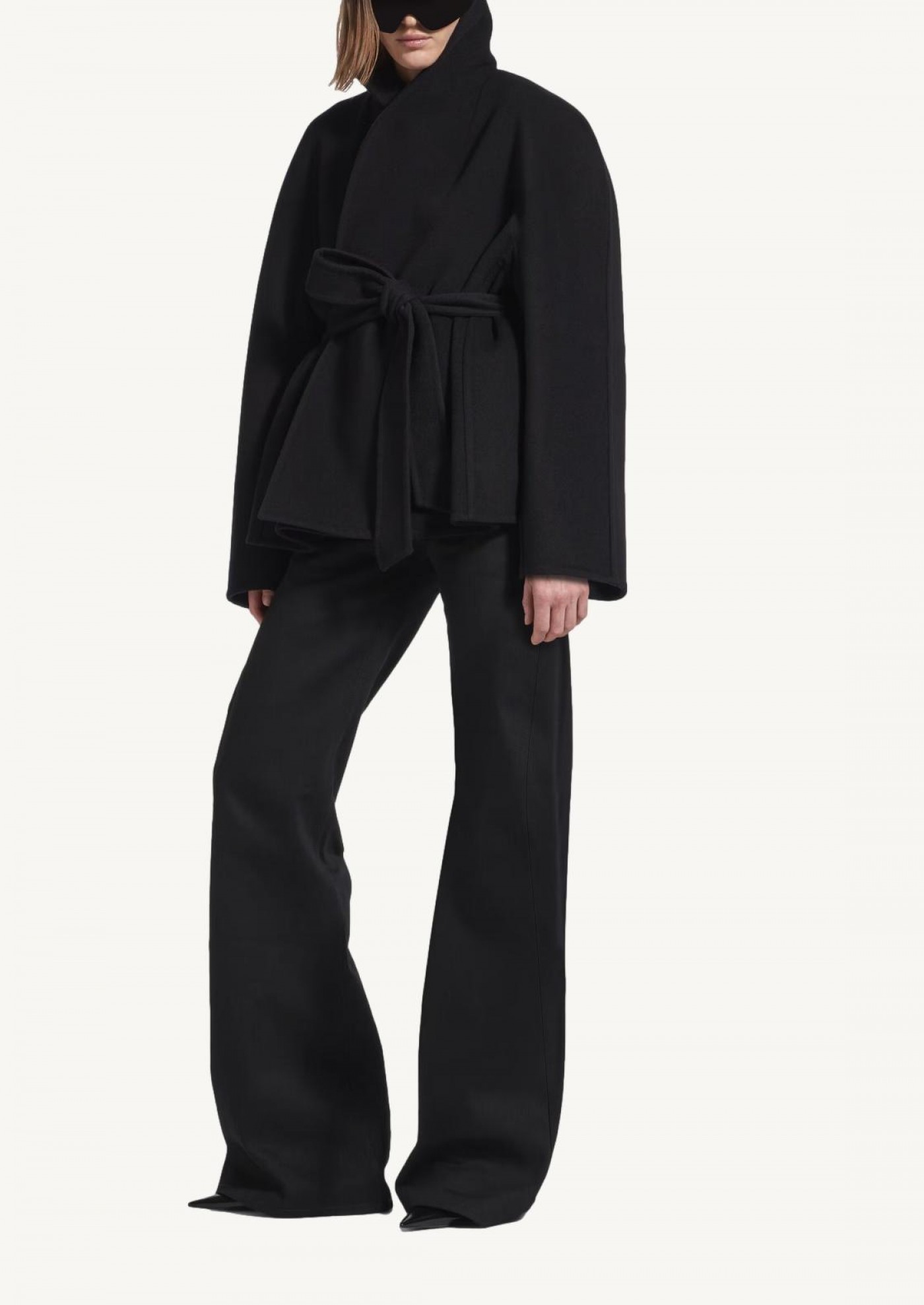 Manteau Wrap Court Balenciaga