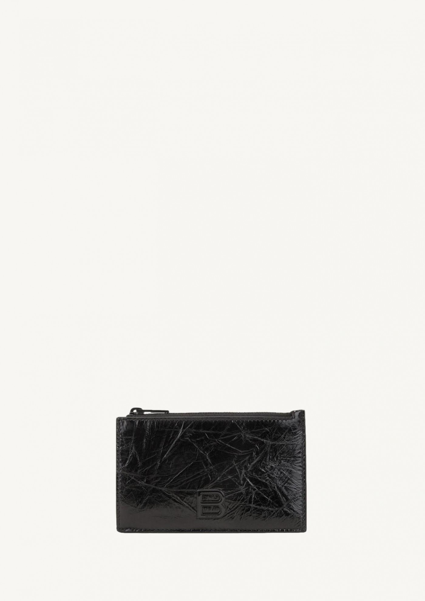 Porte-monnaie et porte-cartes crush noir