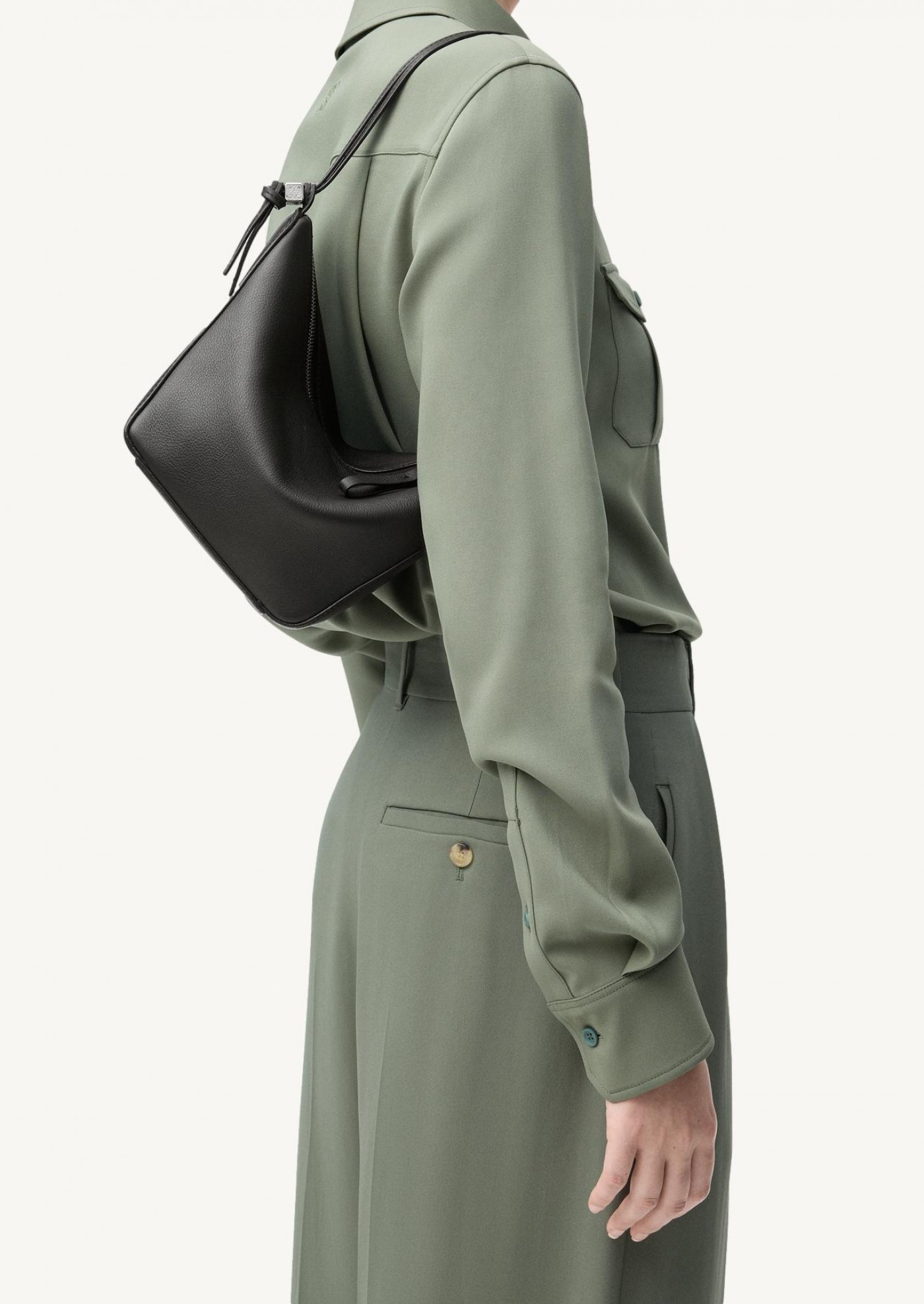 Mini Hammock black hobo bag Loewe