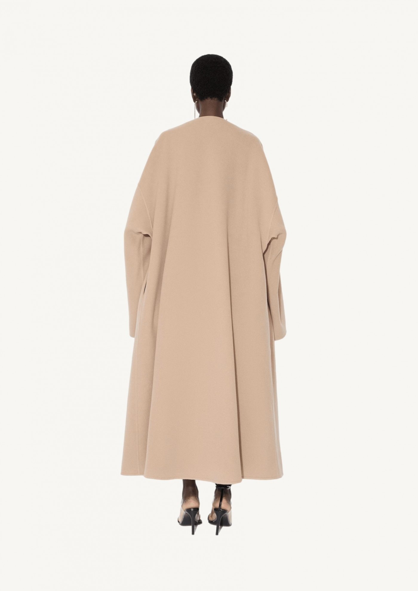 Manteau long camel