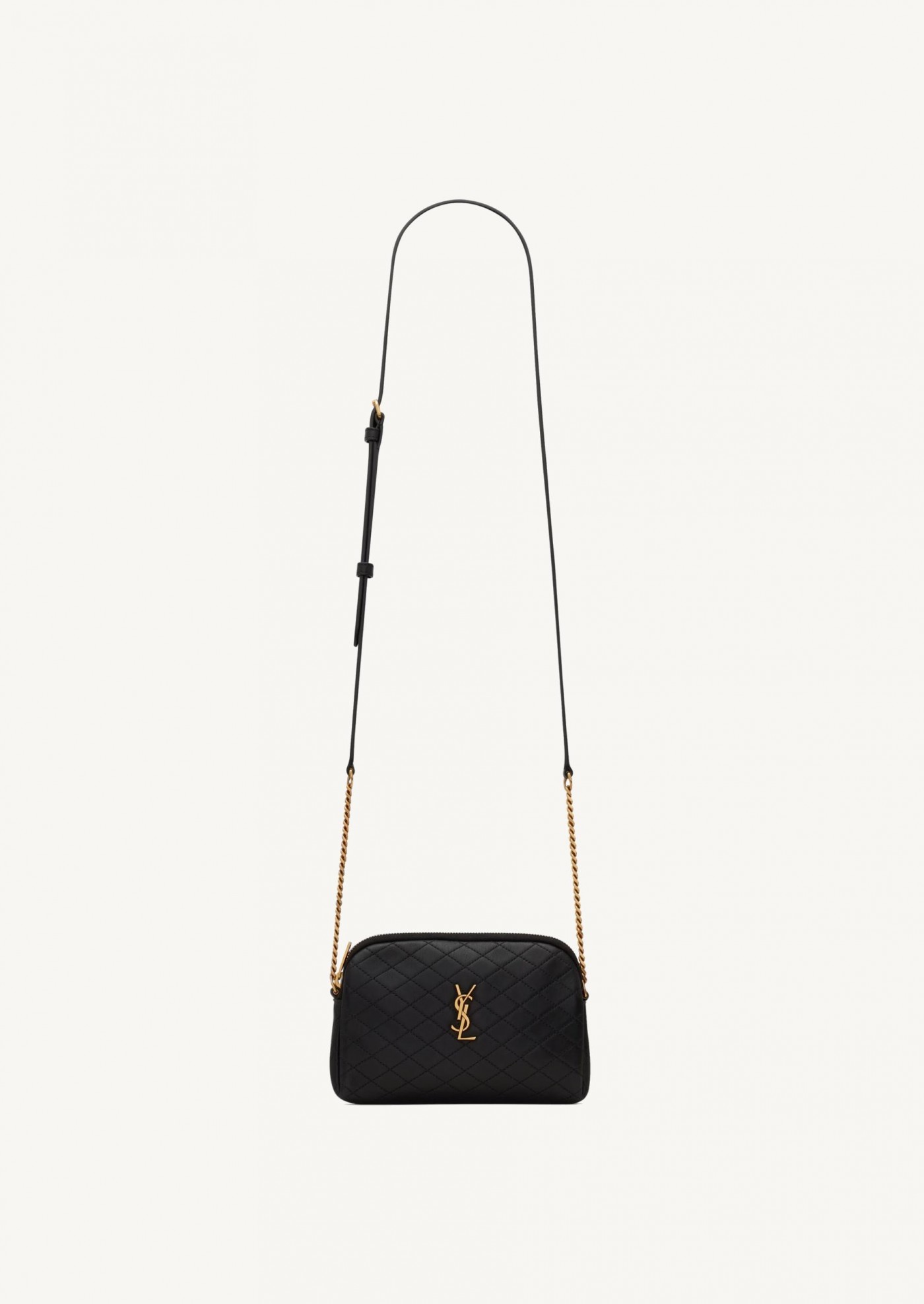 Gaby camera in black and gold