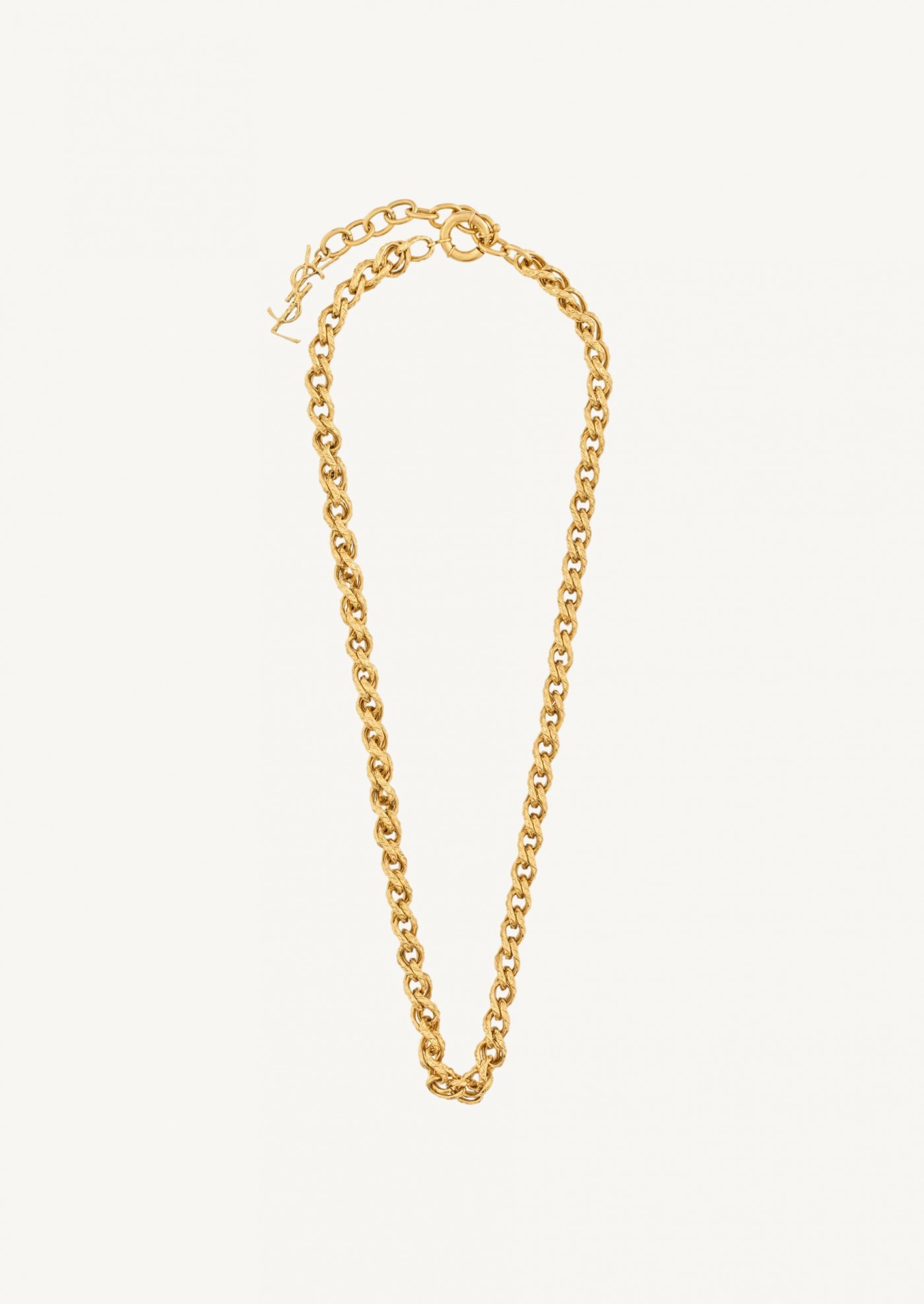 Collier à chaîne corde en métal