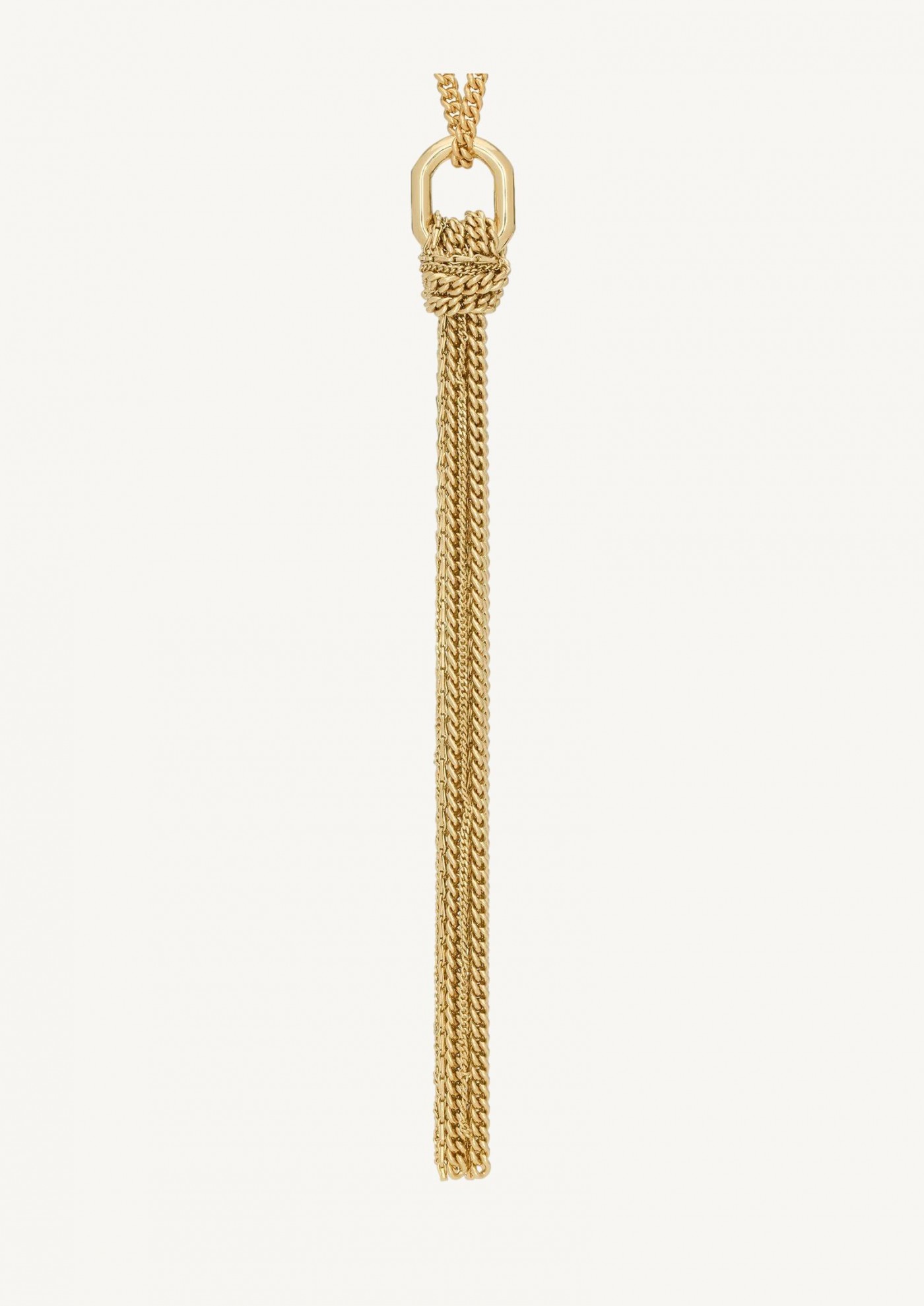 Cassandre metal tassel necklace Saint Laurent