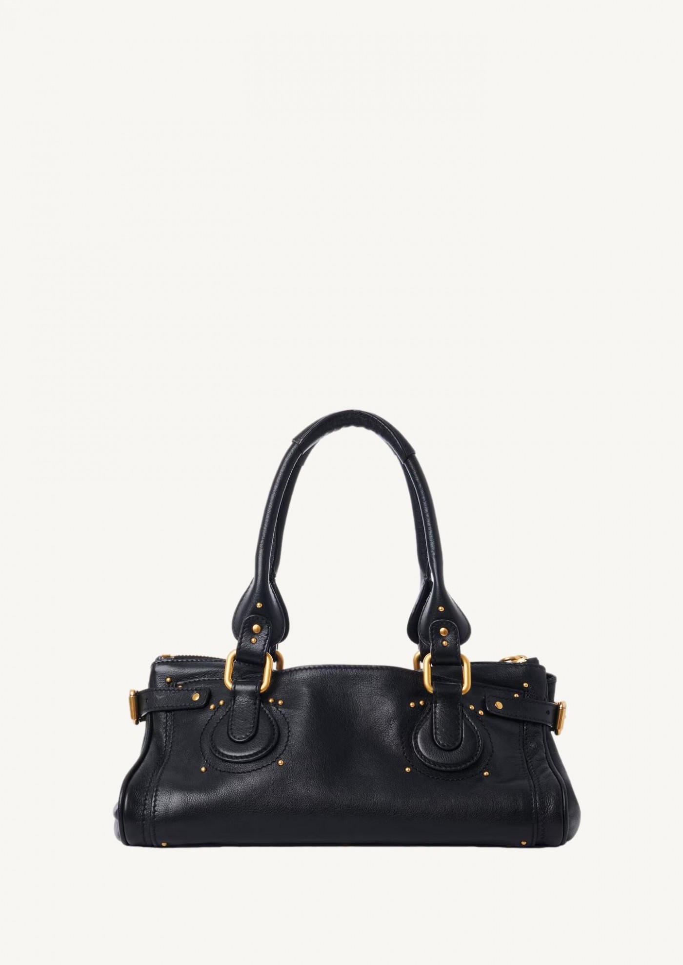 Paddington en cuir grainé noir