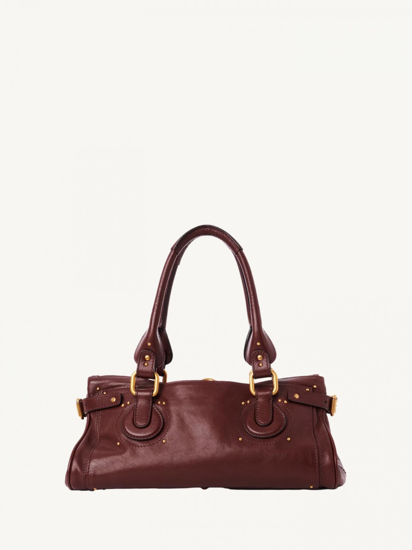 Paddington en cuir grainé marron