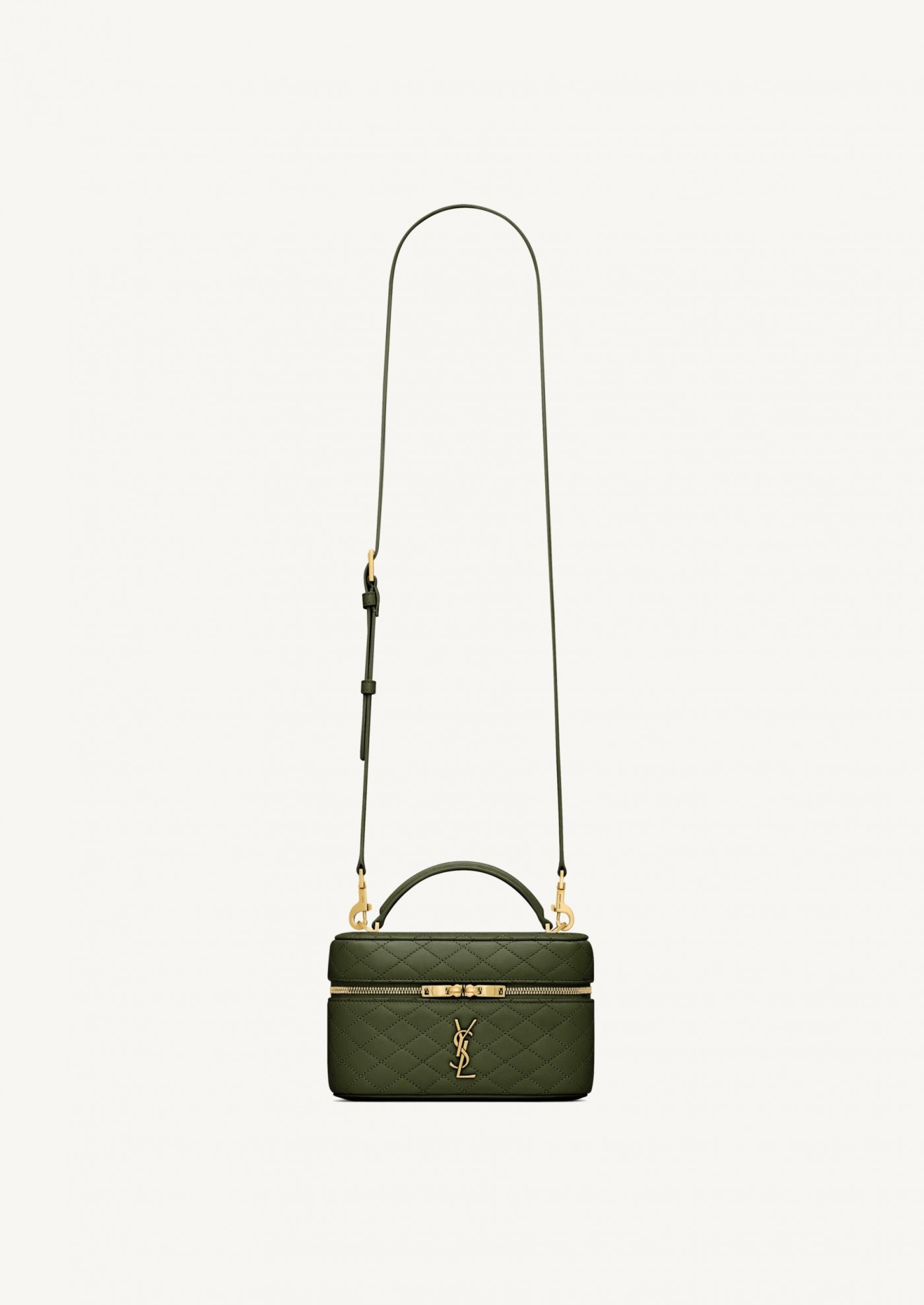 Gaby olive vanity bag