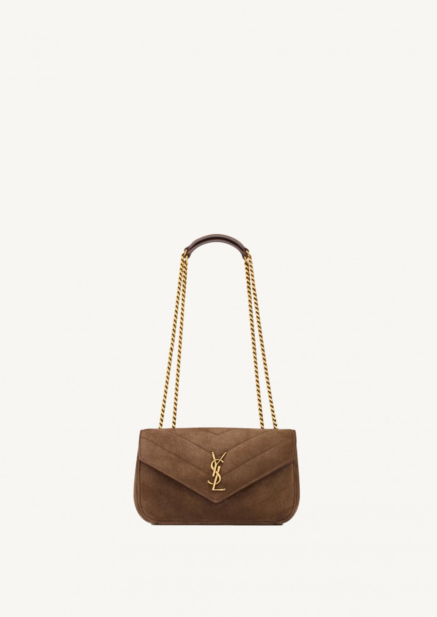 Loulou small en suède marron