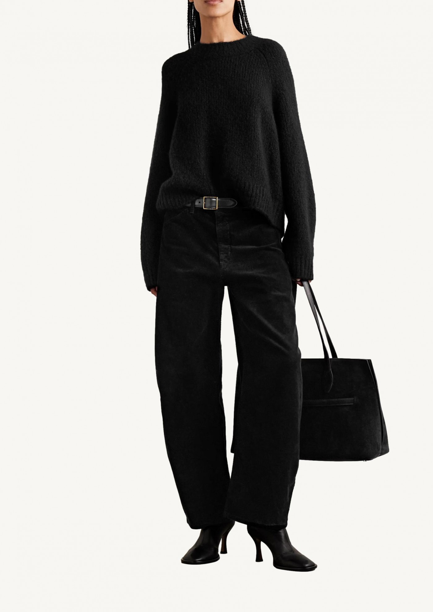 Tribeca black corduroy pants