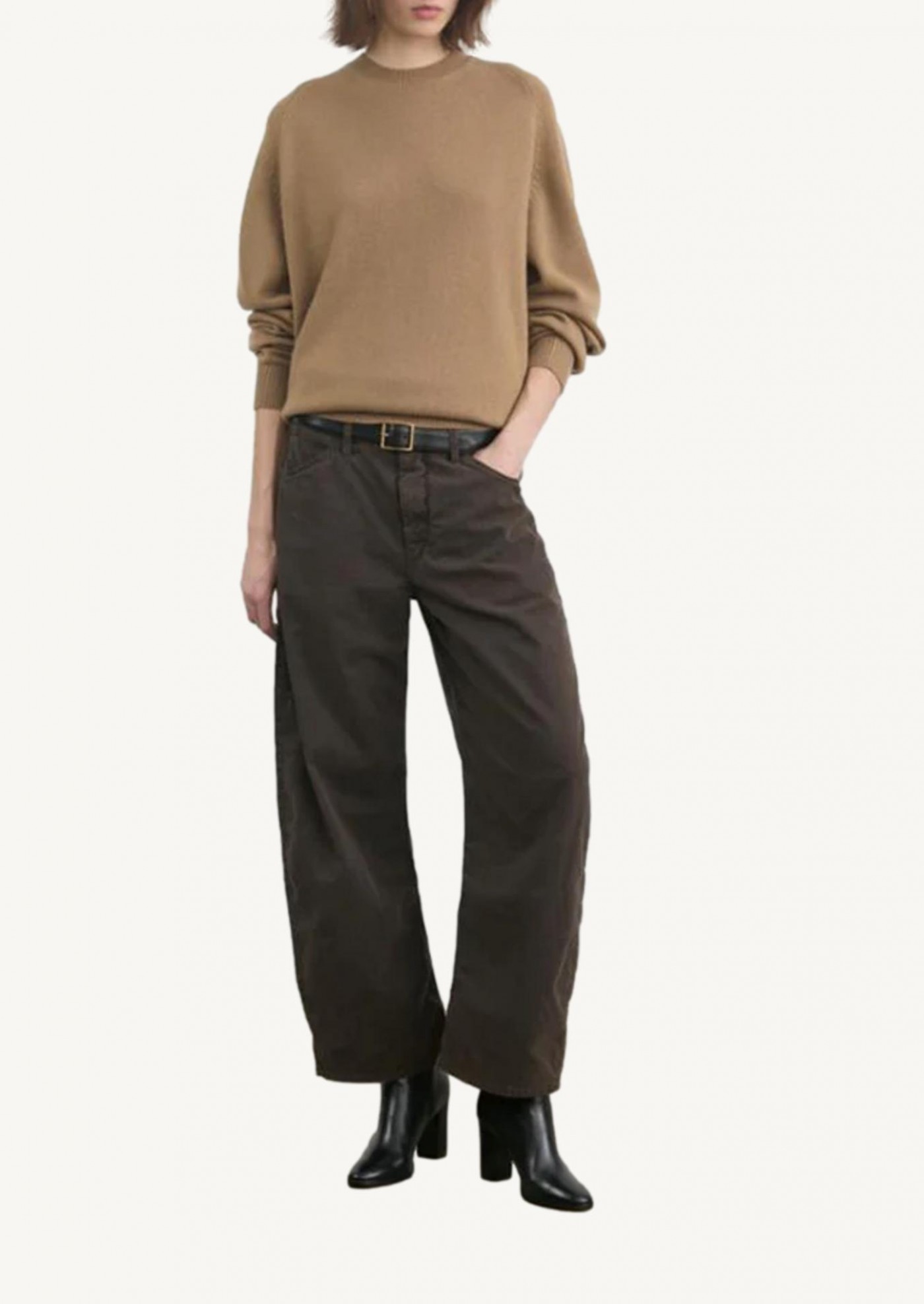 Tribeca cotton pant brown
