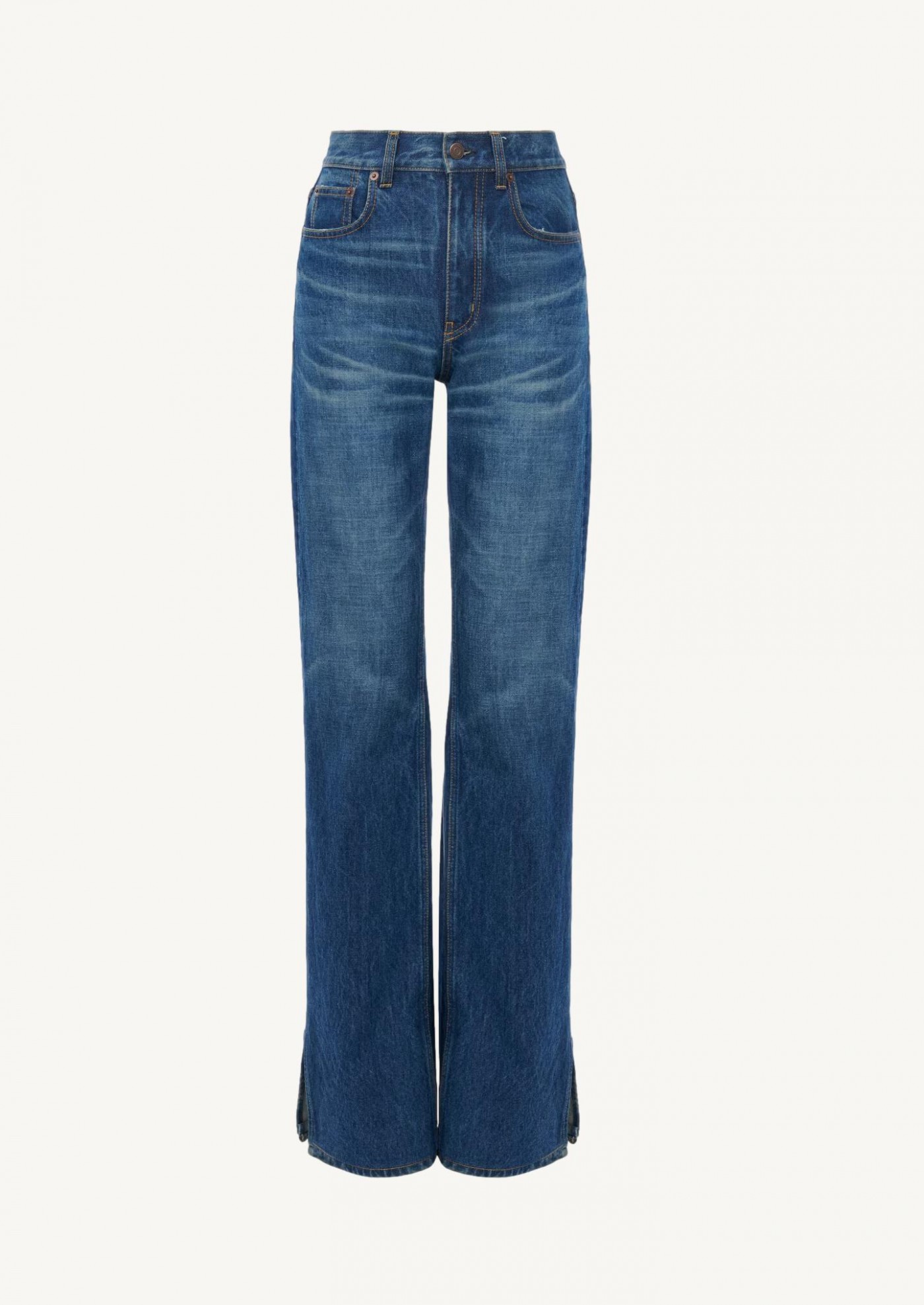 Straight-leg jeans