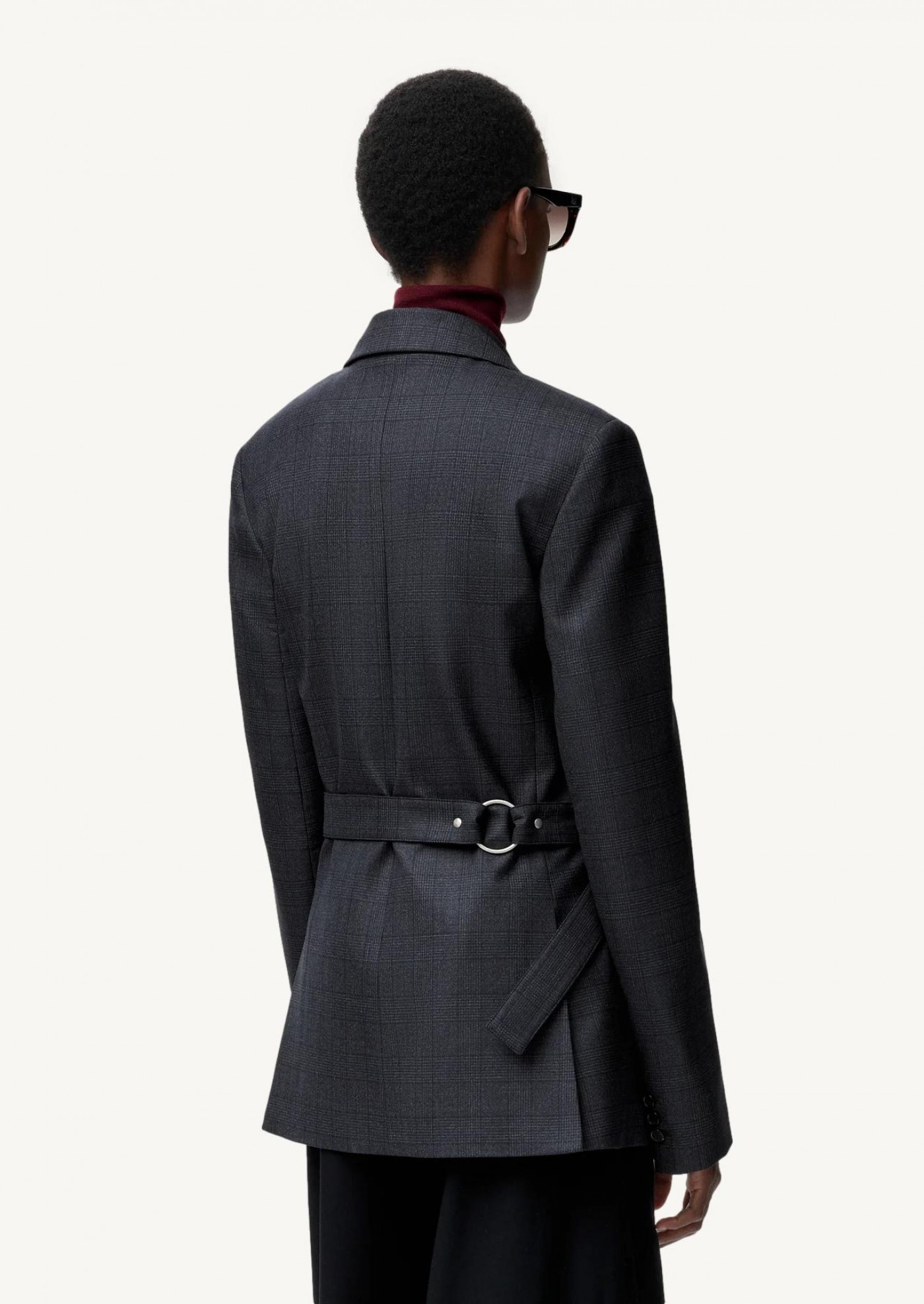 Veste drapée en laine Loewe