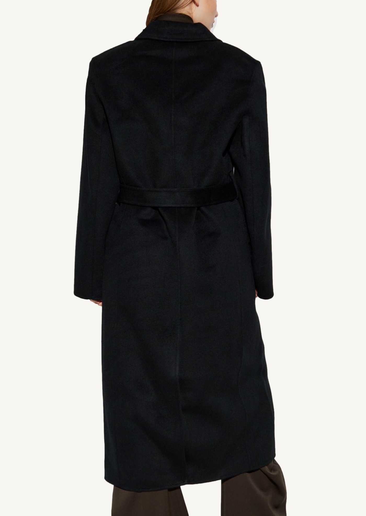 Black cashmere double-breasted coat Acne Studios