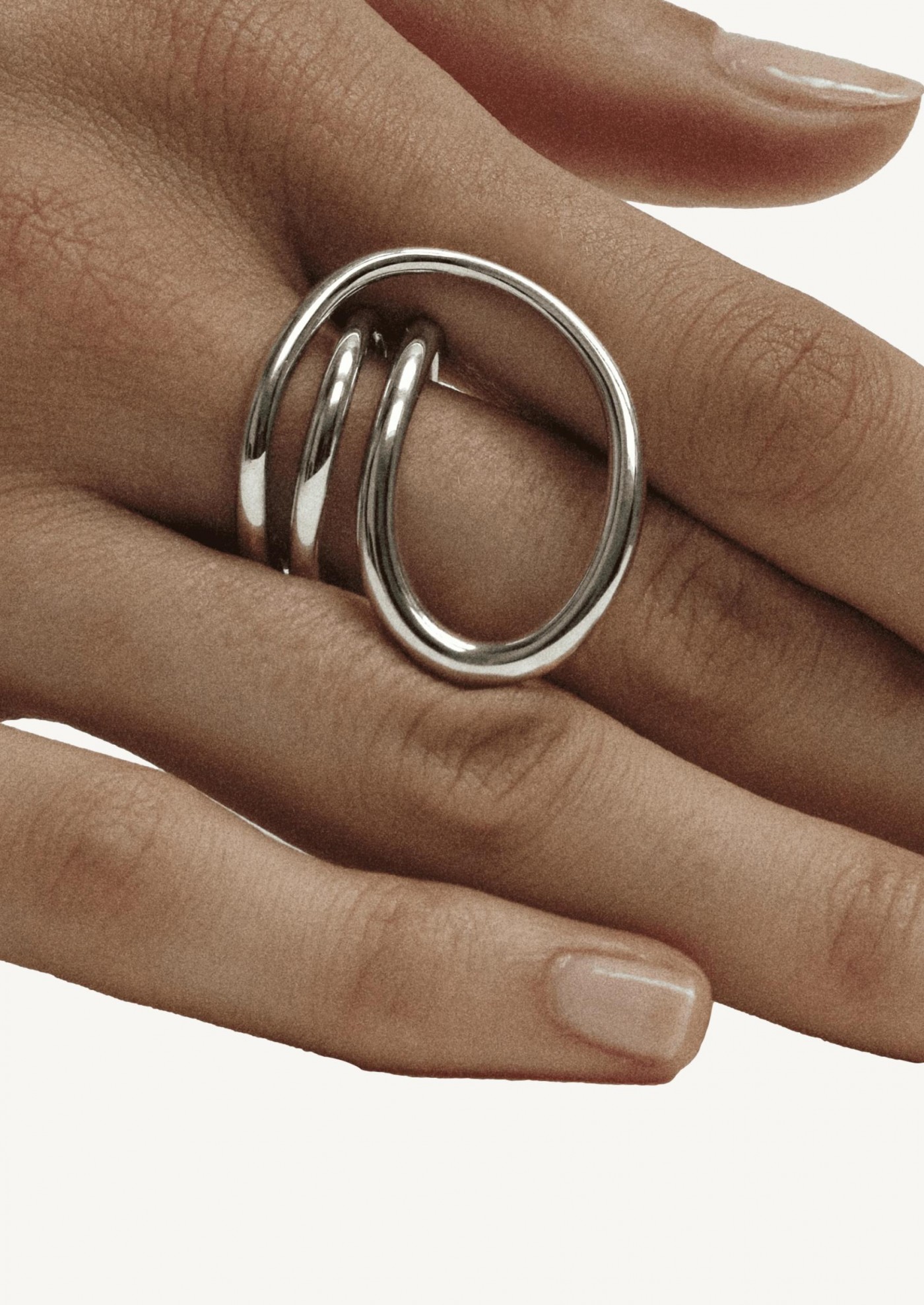 Bague Round Trip en argent