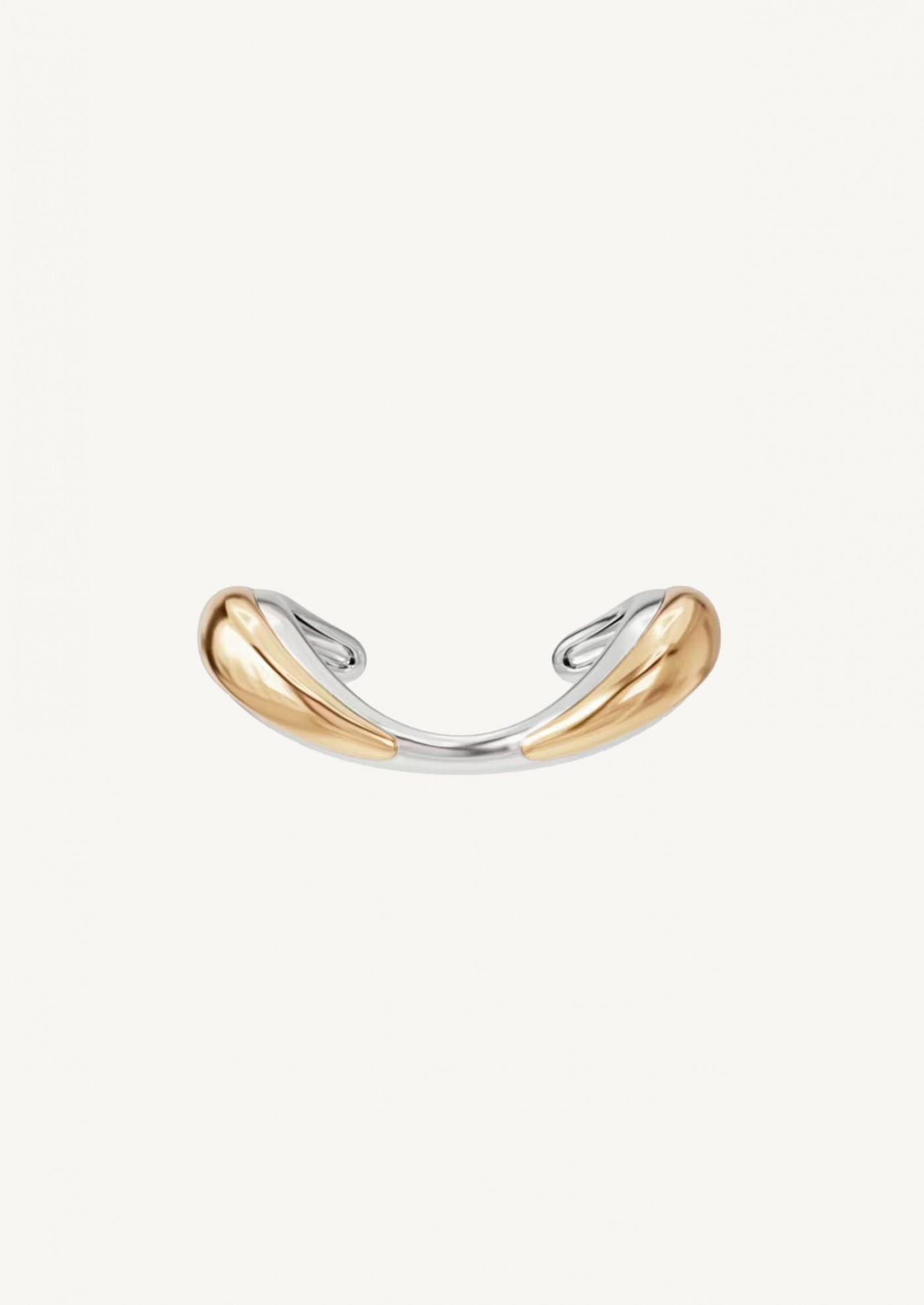 Lips Blow Bracelet in Silver and Vermeil