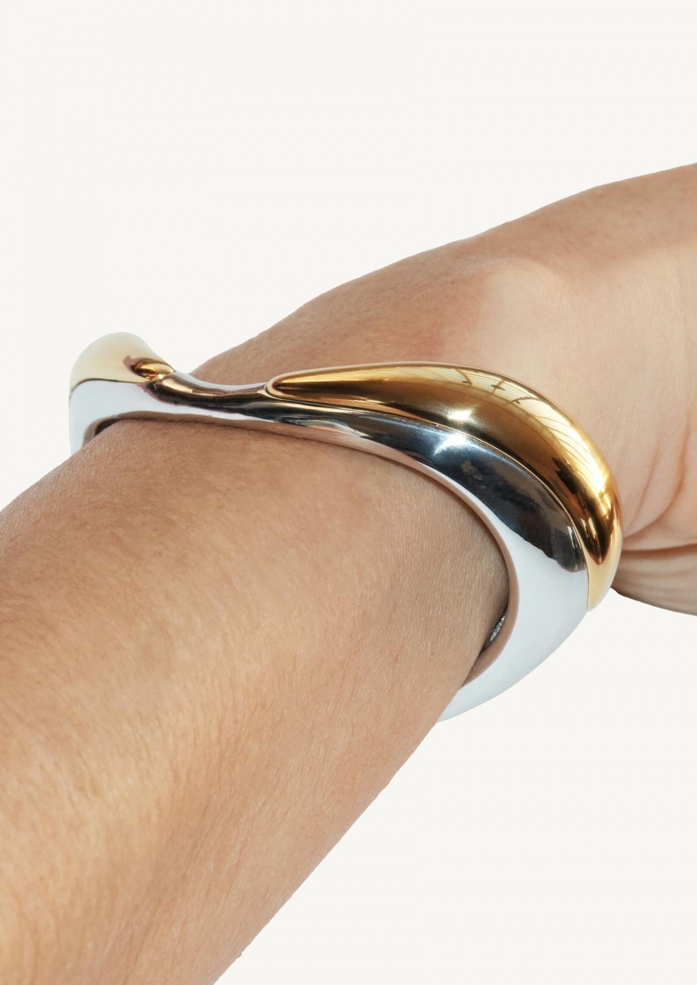 Lips Blow Bracelet in Silver and Vermeil