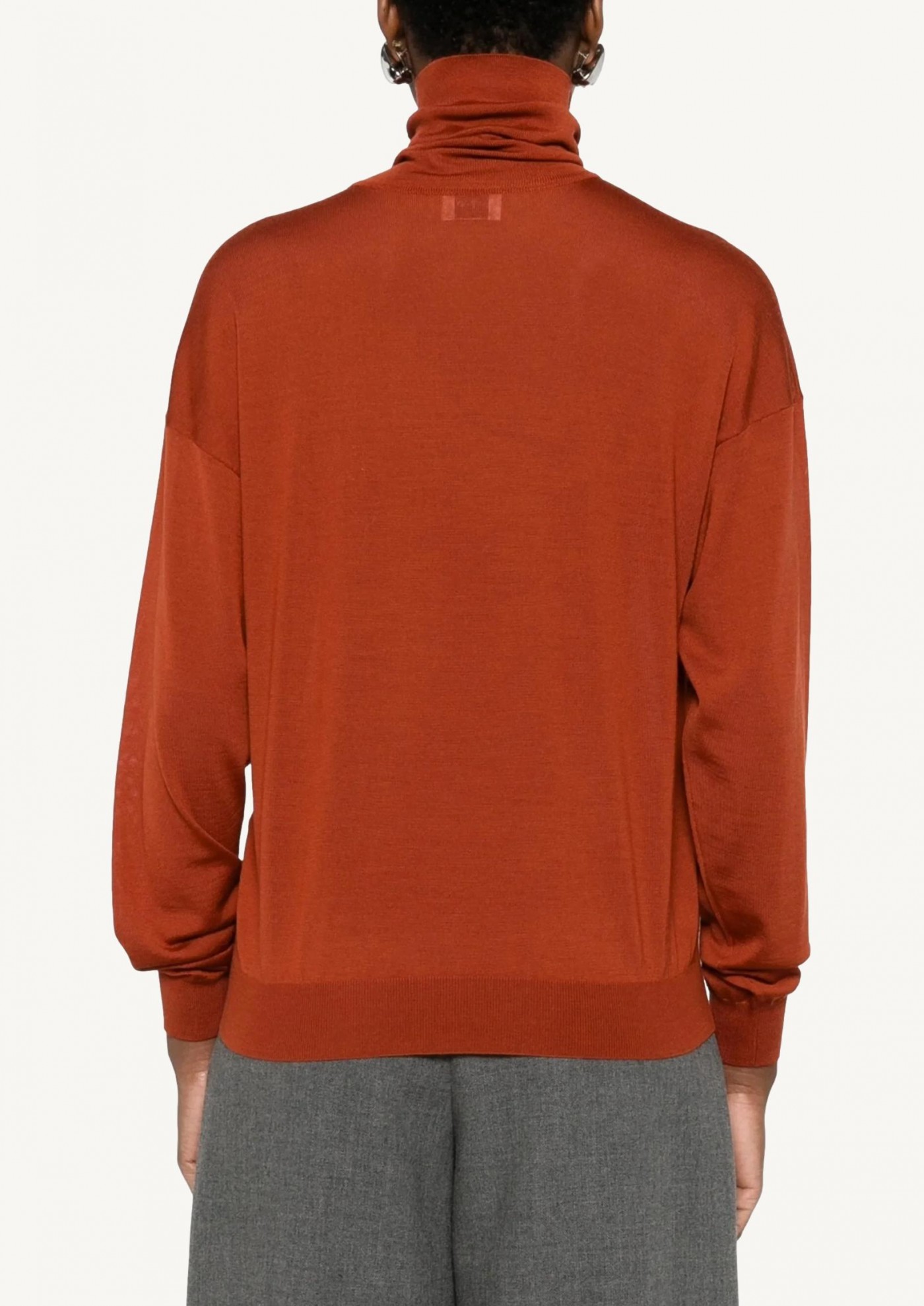 Col roulé brique Saint Laurent