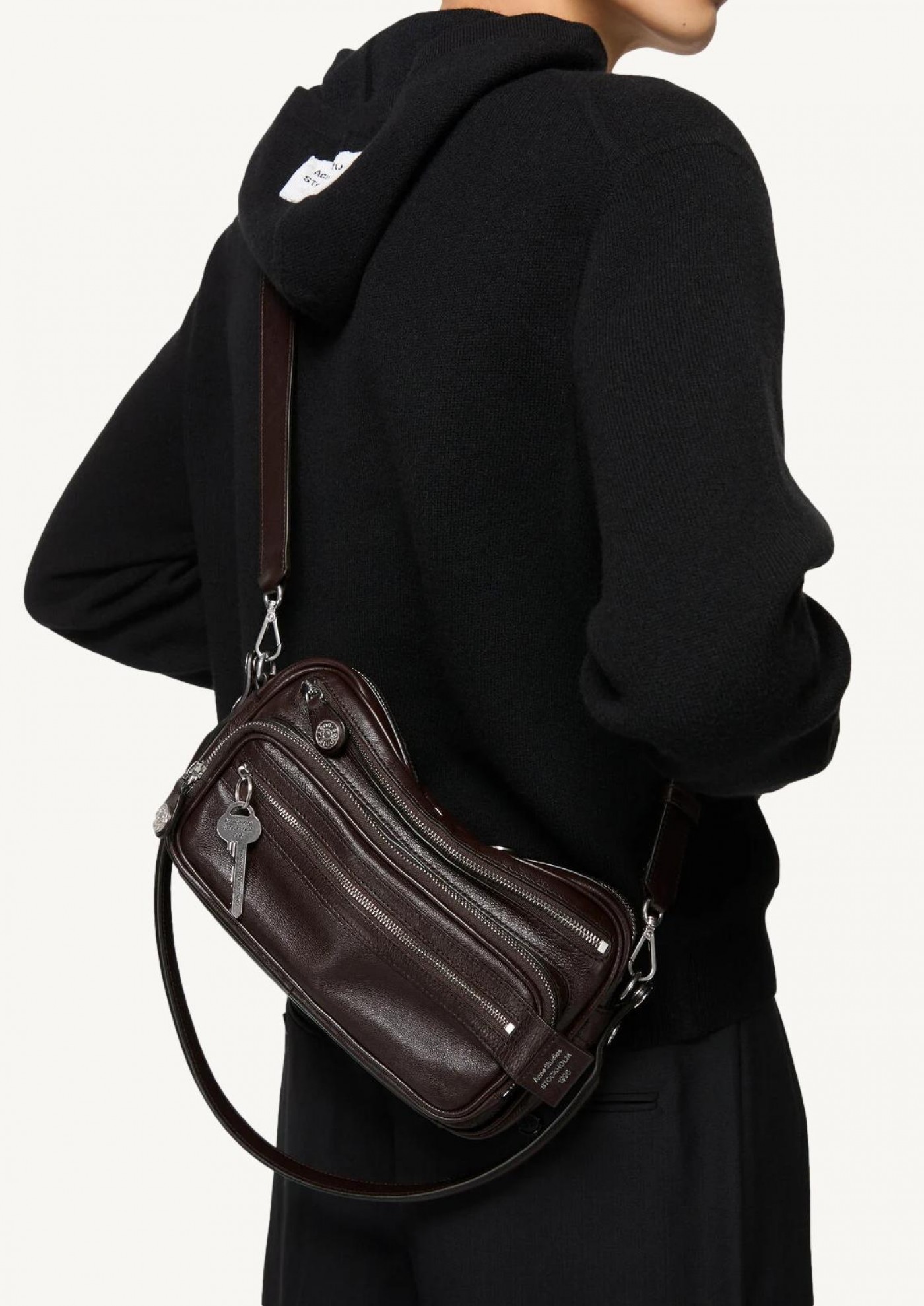 Camero party bandoulière chocolat Acne Studios