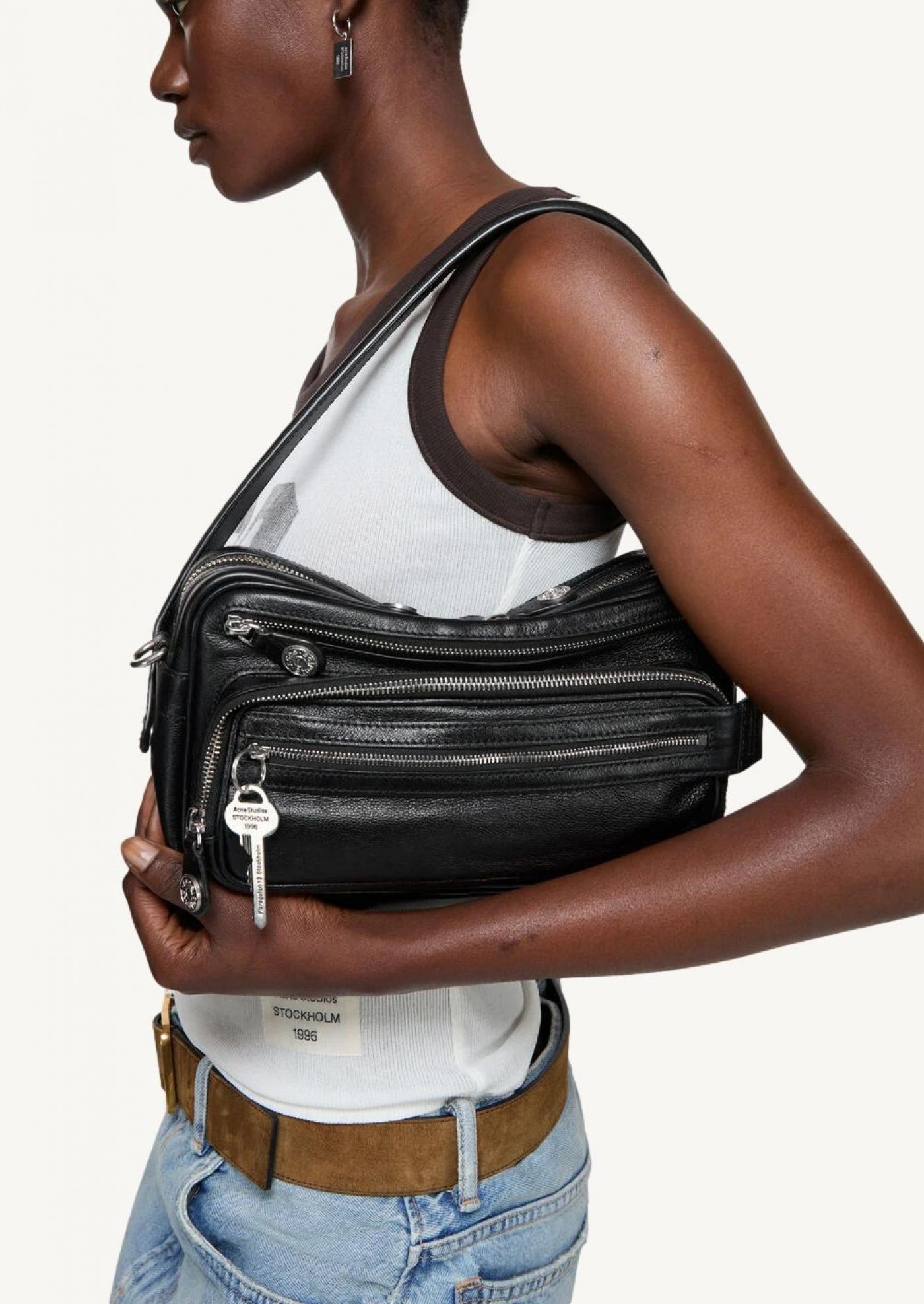 Camero party bandoulière noir Acne Studios