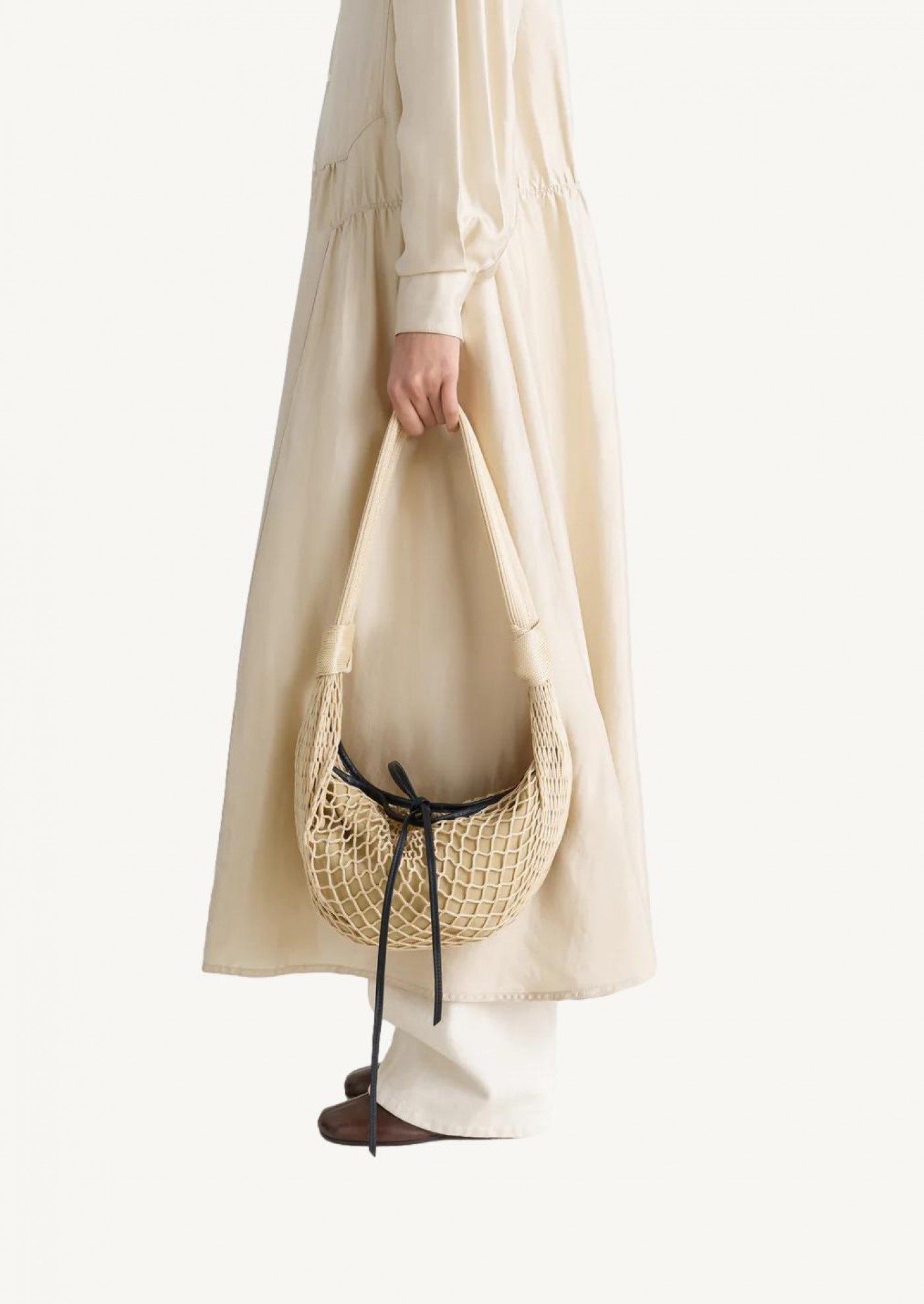 Fortune croissant filt bag Lemaire