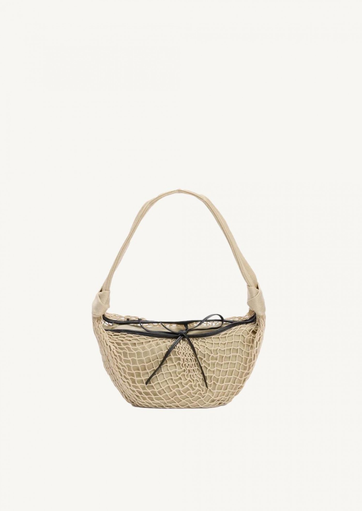 Sac fortune croissant filt beige light