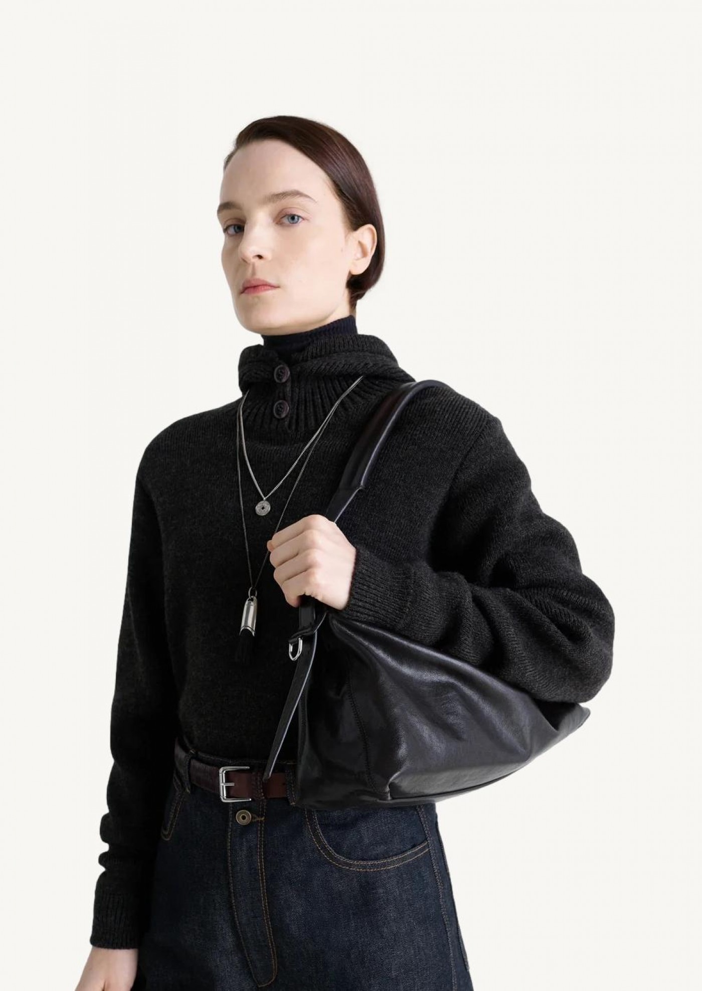 Belted baguette bag Lemaire