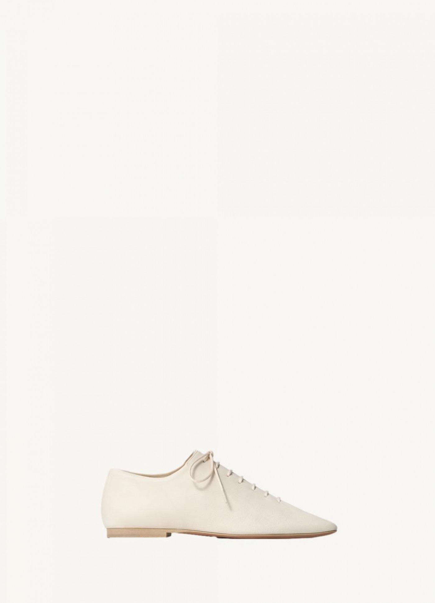 Derbies Souris en cuir blanc