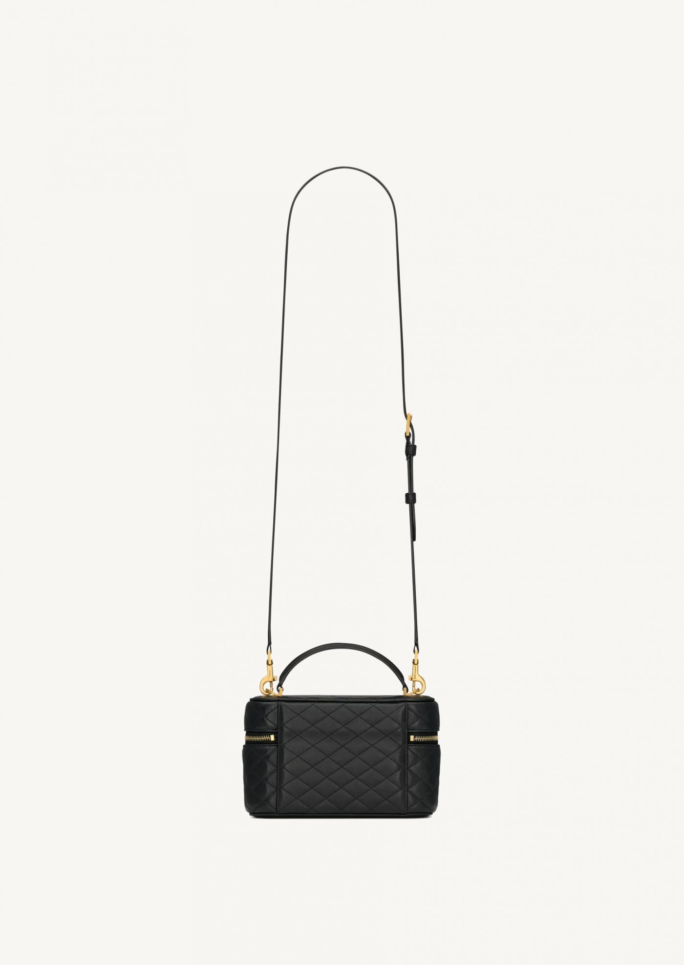 Gaby vanity bag in black leather
