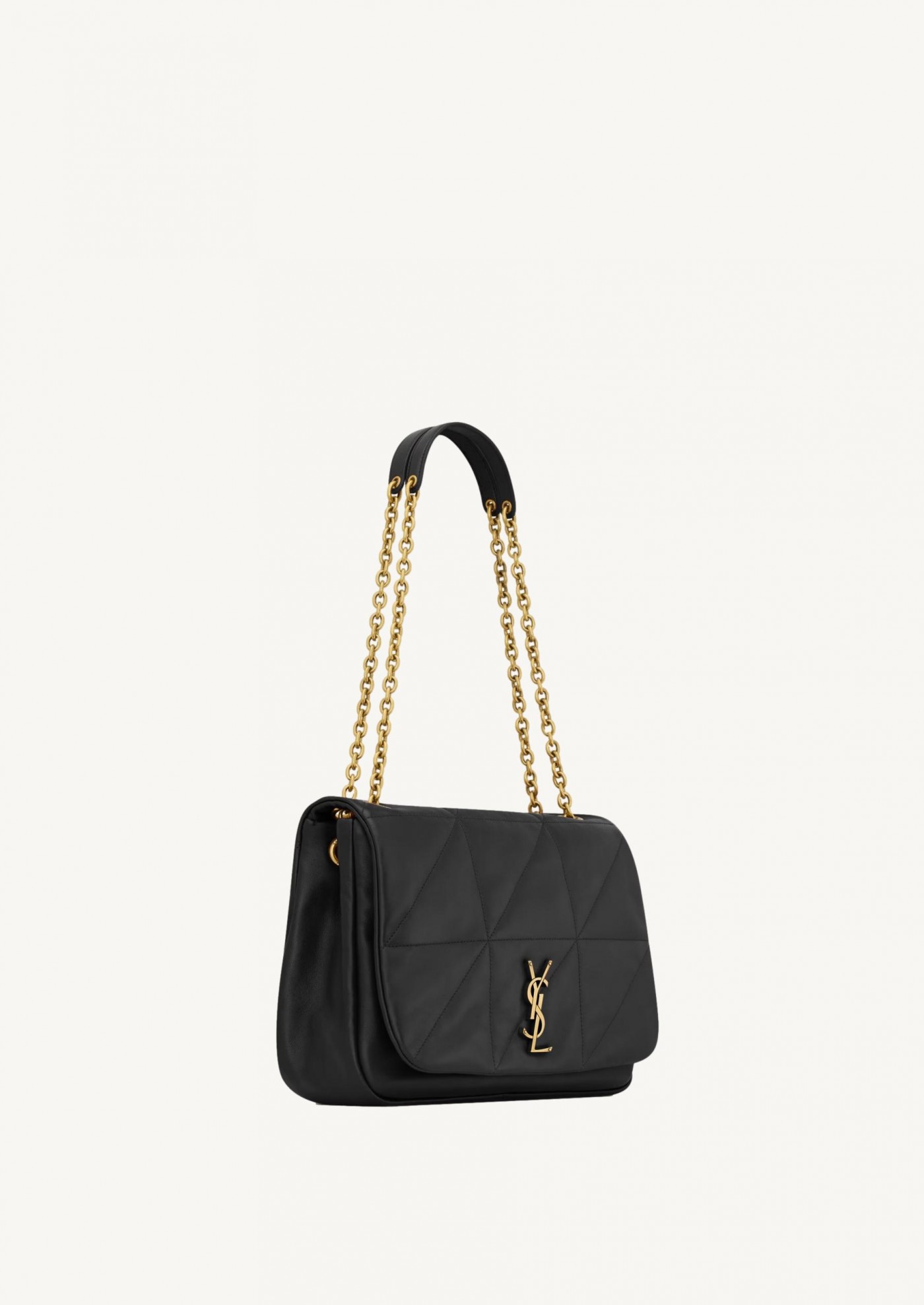 Medium Jamie 4.3 en cuir d'agneau noir Saint Laurent