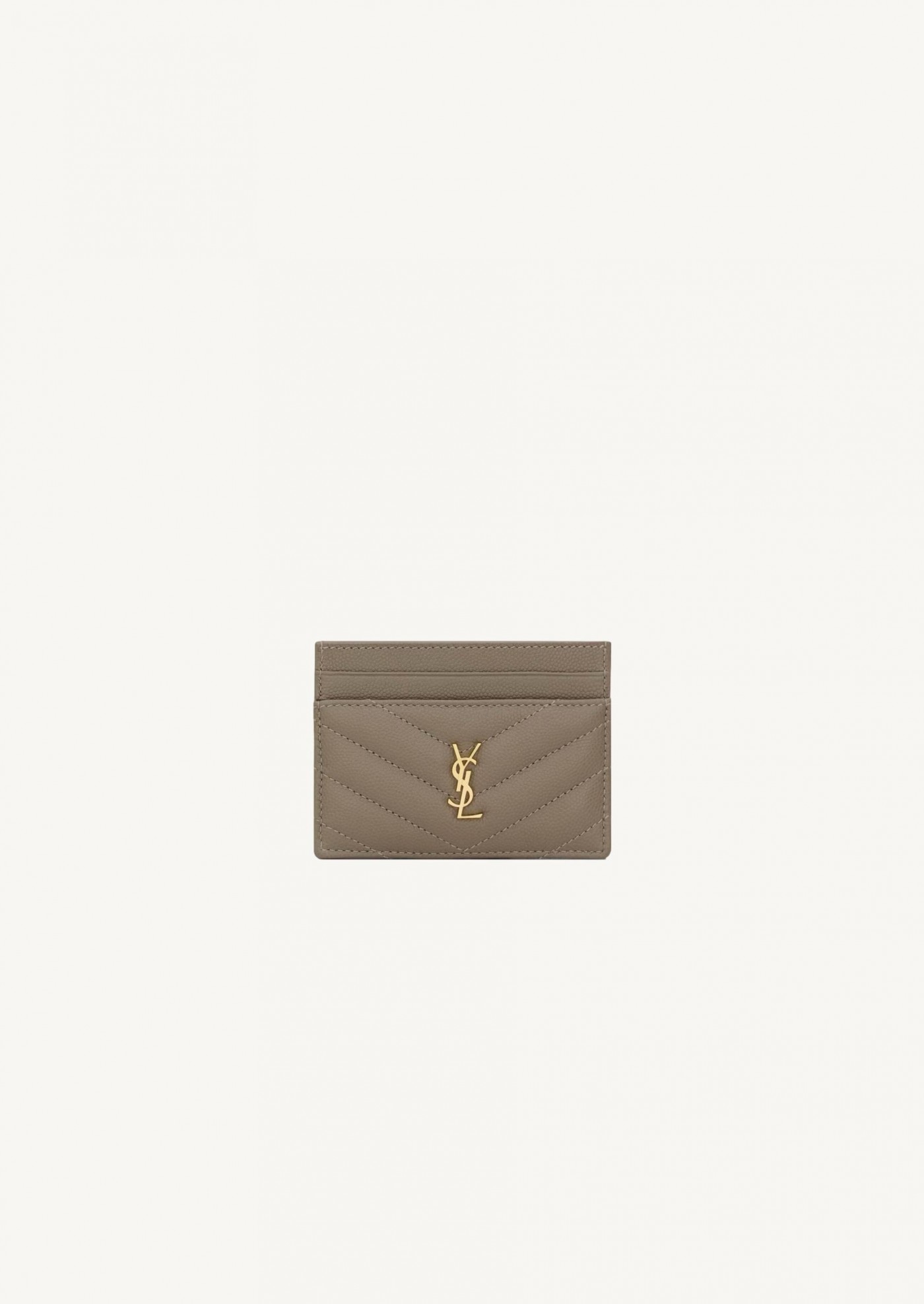Porte-cartes Cassandre grain de poudre taupe plaza