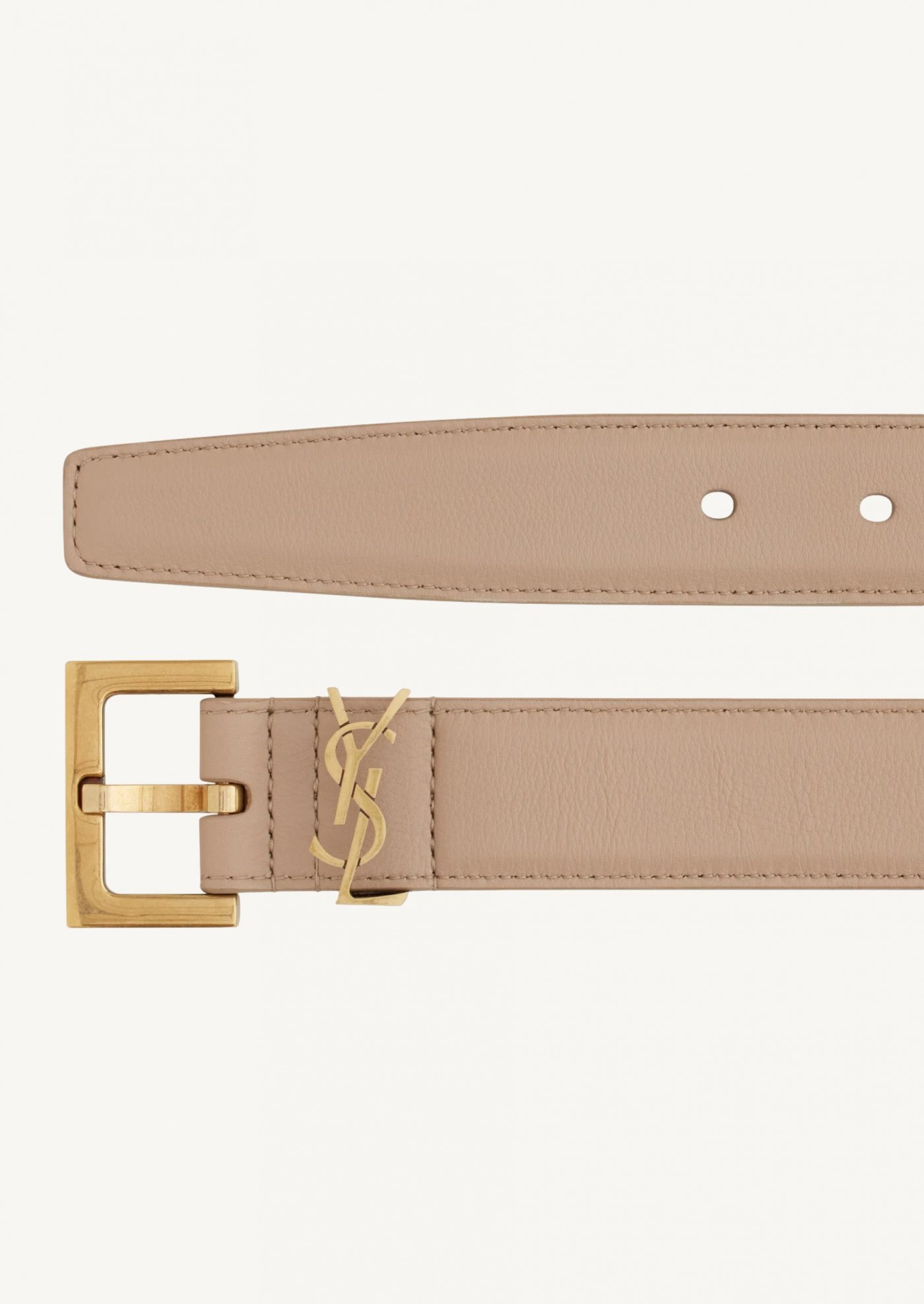 Cassandre dark beige/gold thin belt