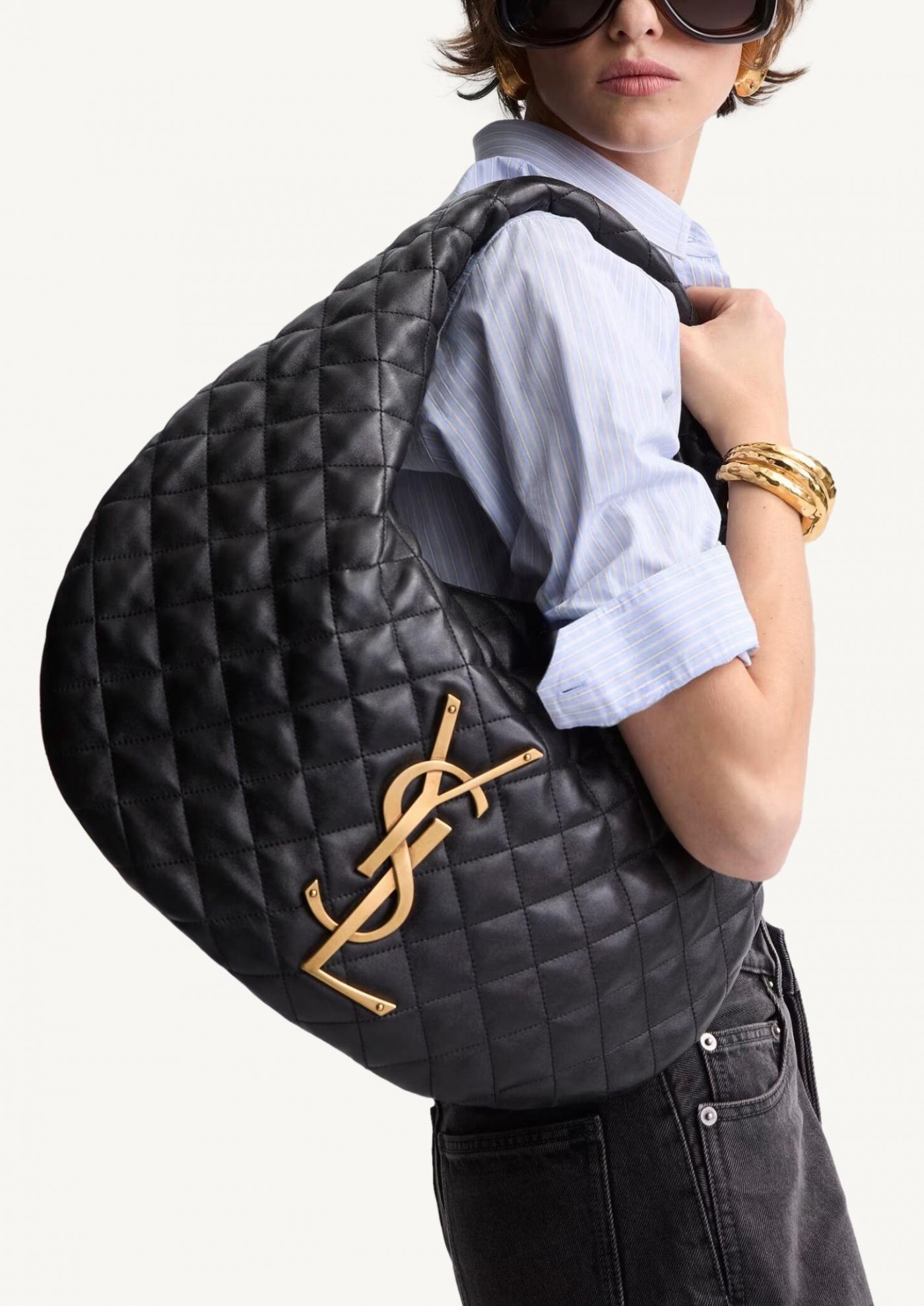 Icare Hobo noir Saint Laurent