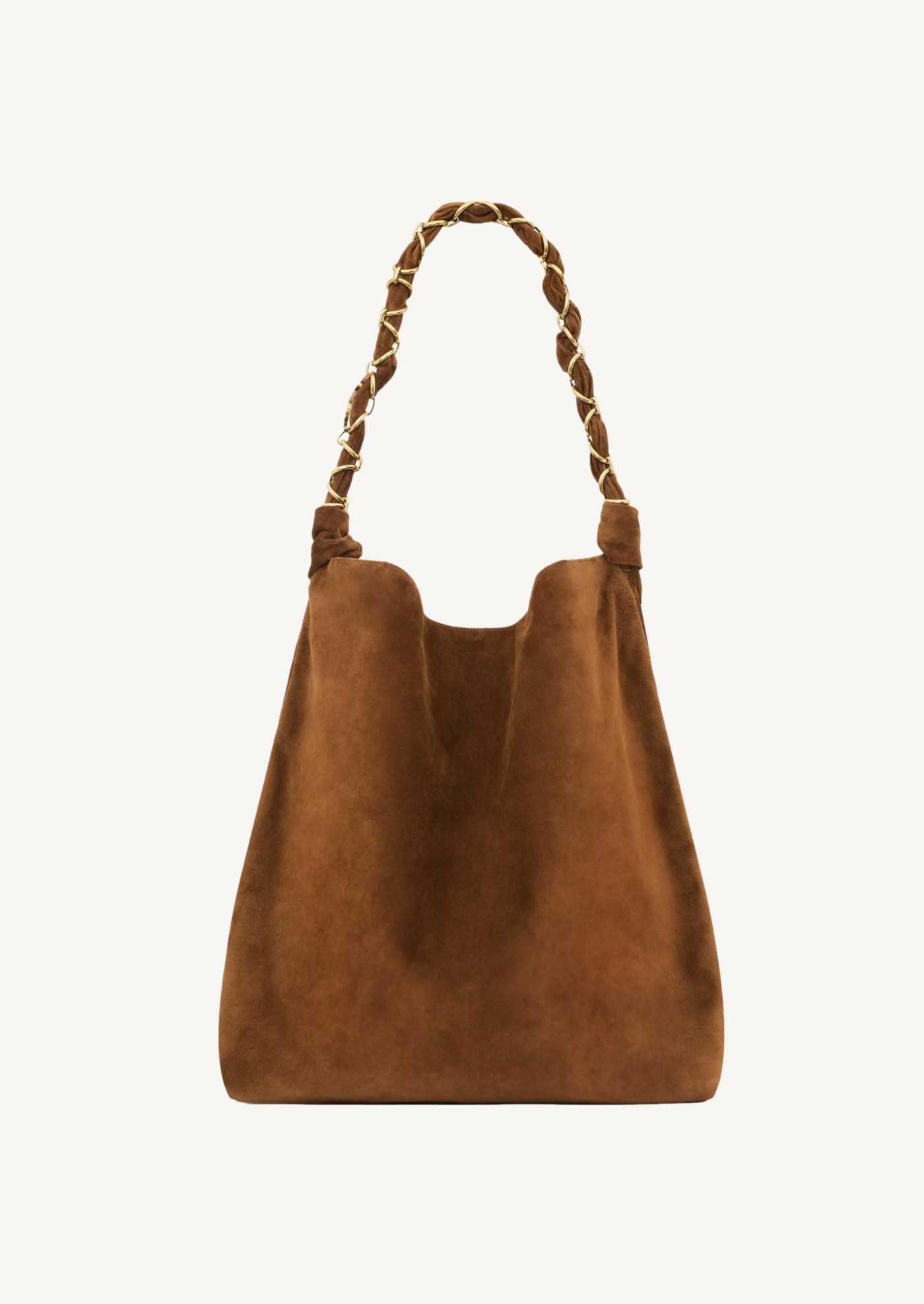 Amalia en suède caramel cognac