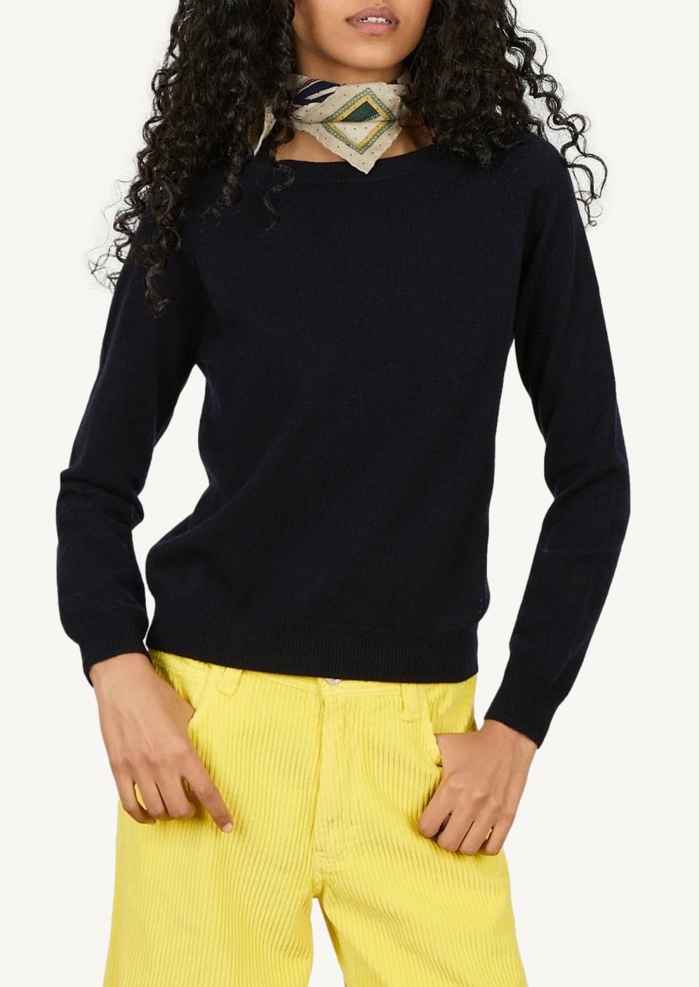 Mila sweater in navy Alexandra Golovanoff