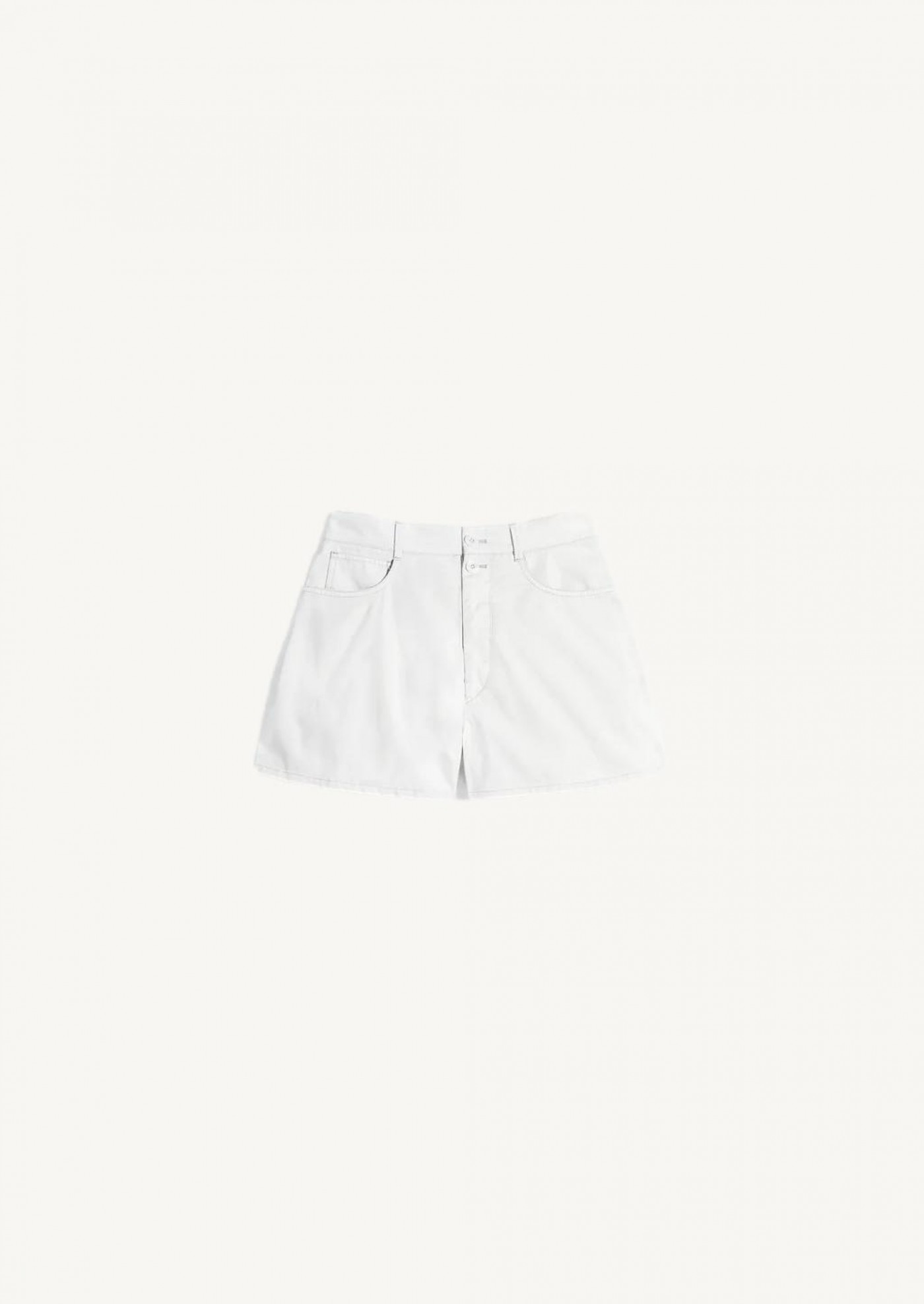 SHORTS EN SERGÉ DE COTON