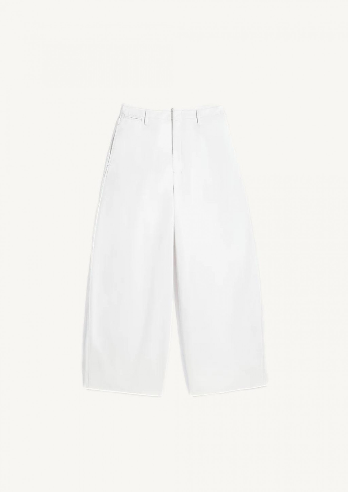 PANTALON CHINO LARGE EN TWILL DE COTON