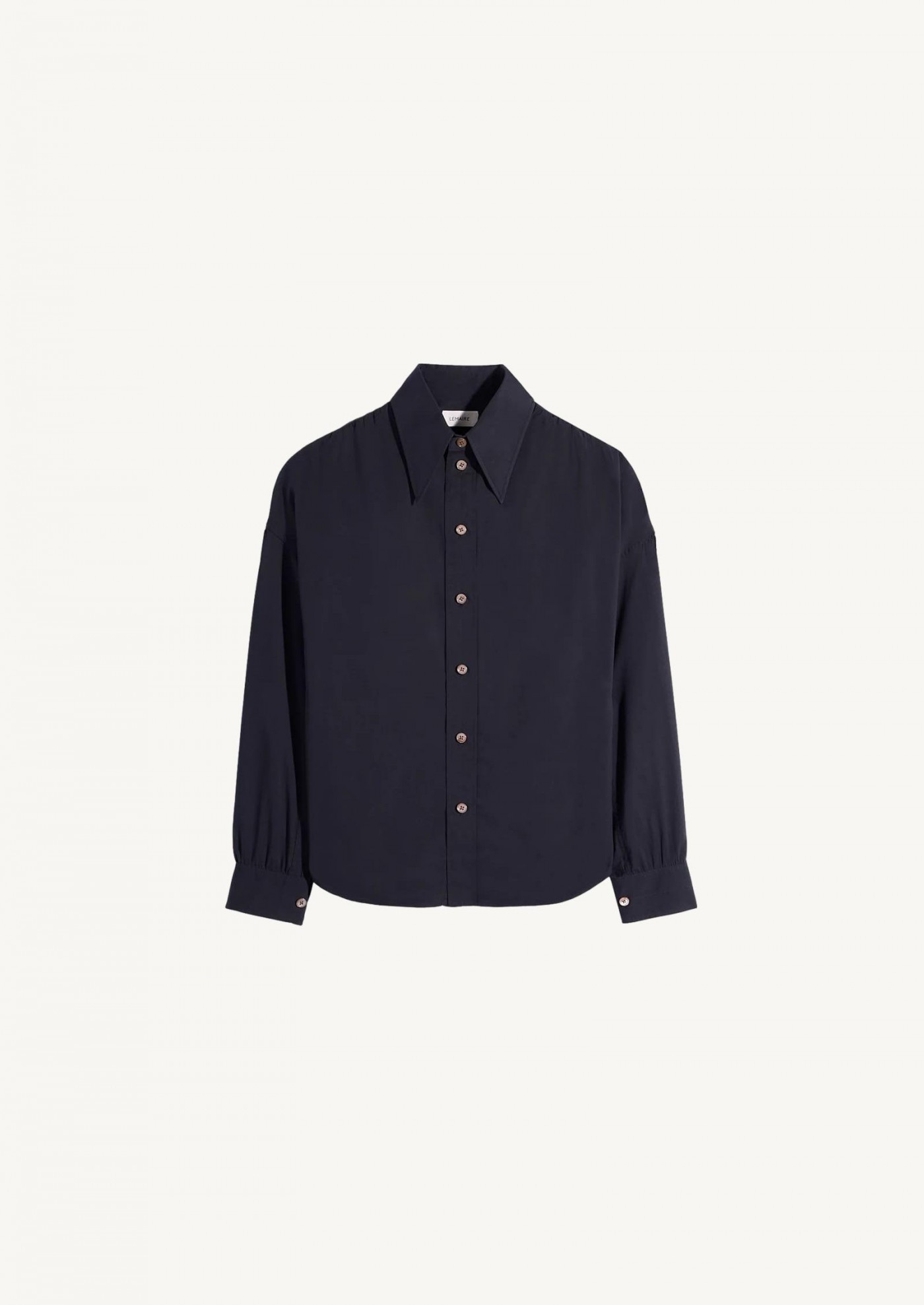 Squid ink shirt with pointed collar Lemaire