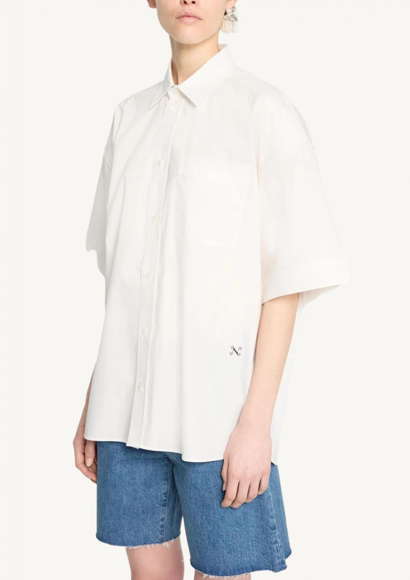 Dad's Shirt blanche Nackiye