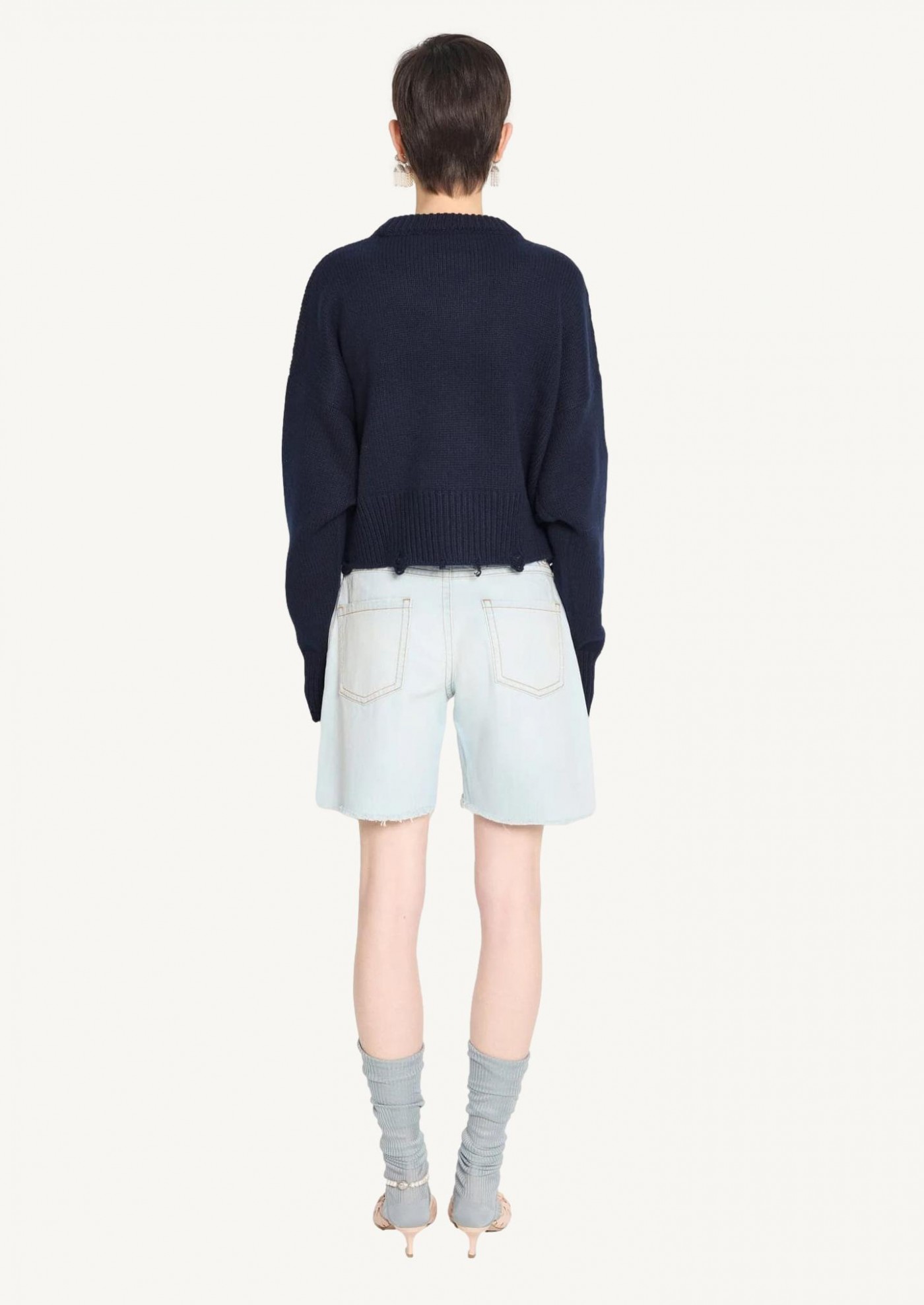 Pull d'été en maille « Navy Avalanche » Nackiye