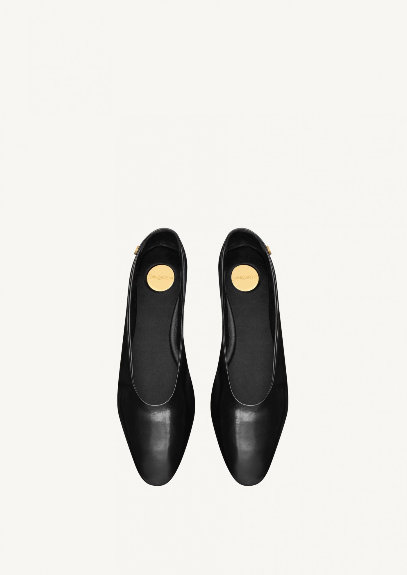 SAO smooth leather ballerina flats