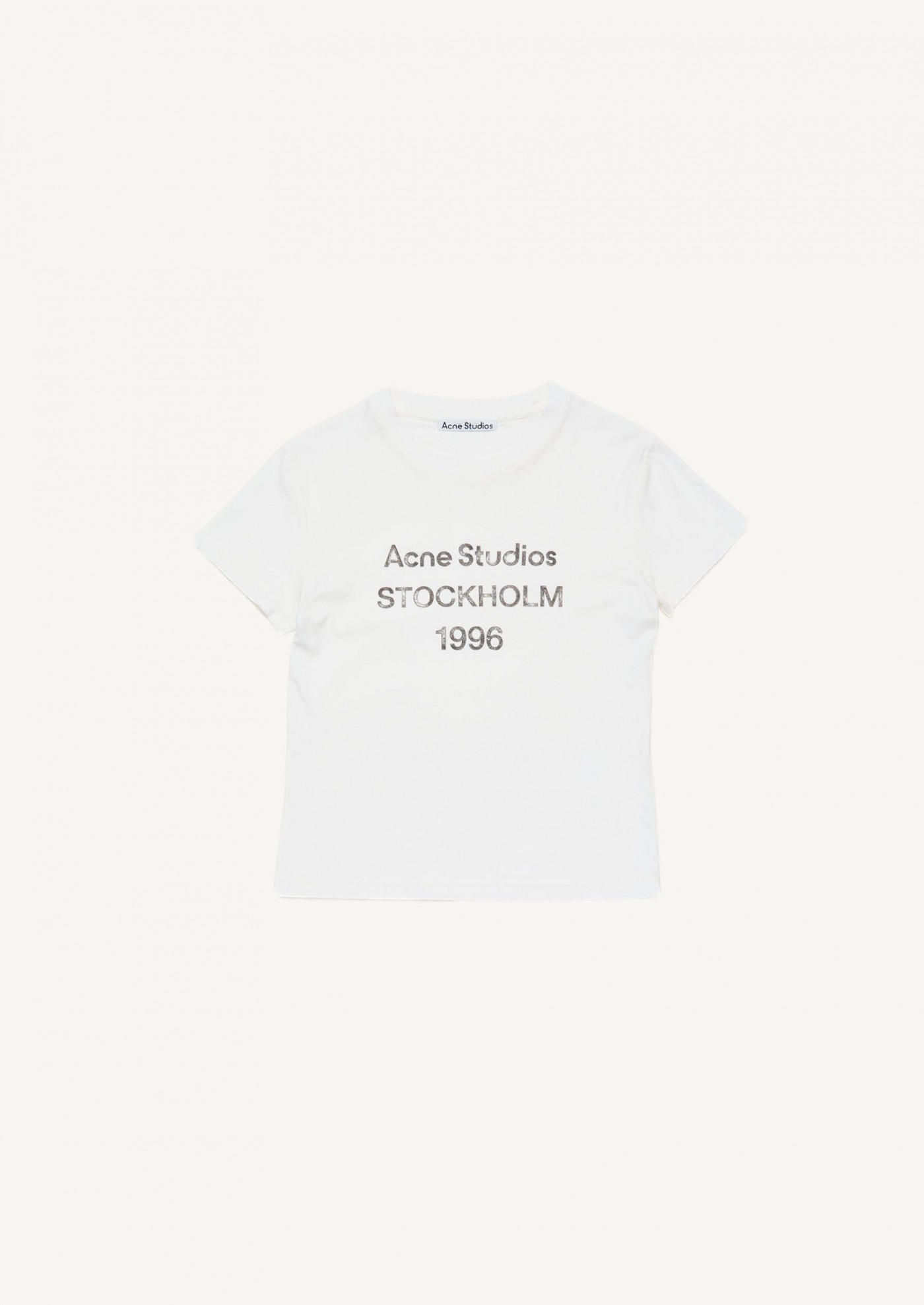 T-shirt à logo Acne