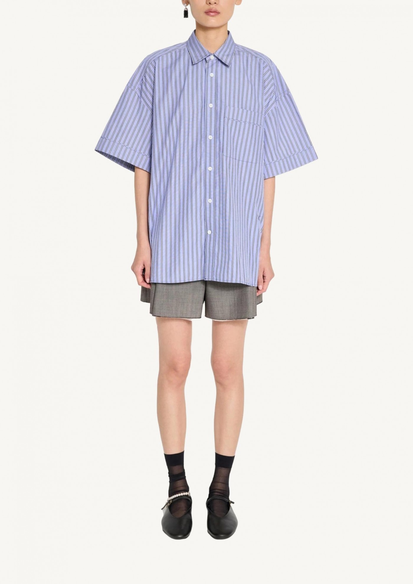 Navy stripe Dad's Shirt