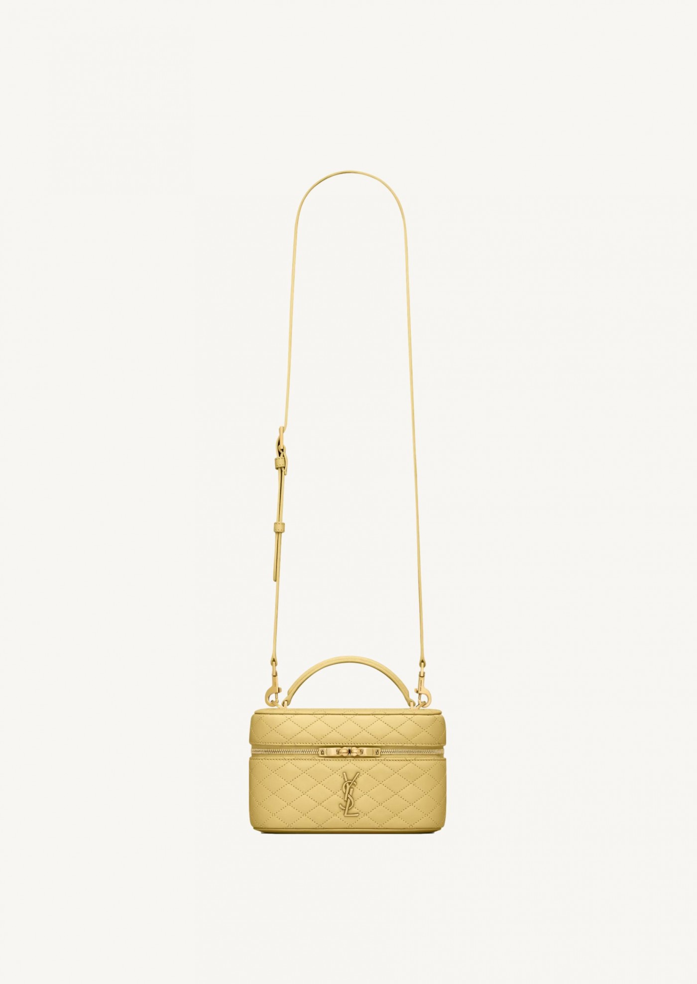 GABY vanity en cuir d’agneau LEMON SOFT