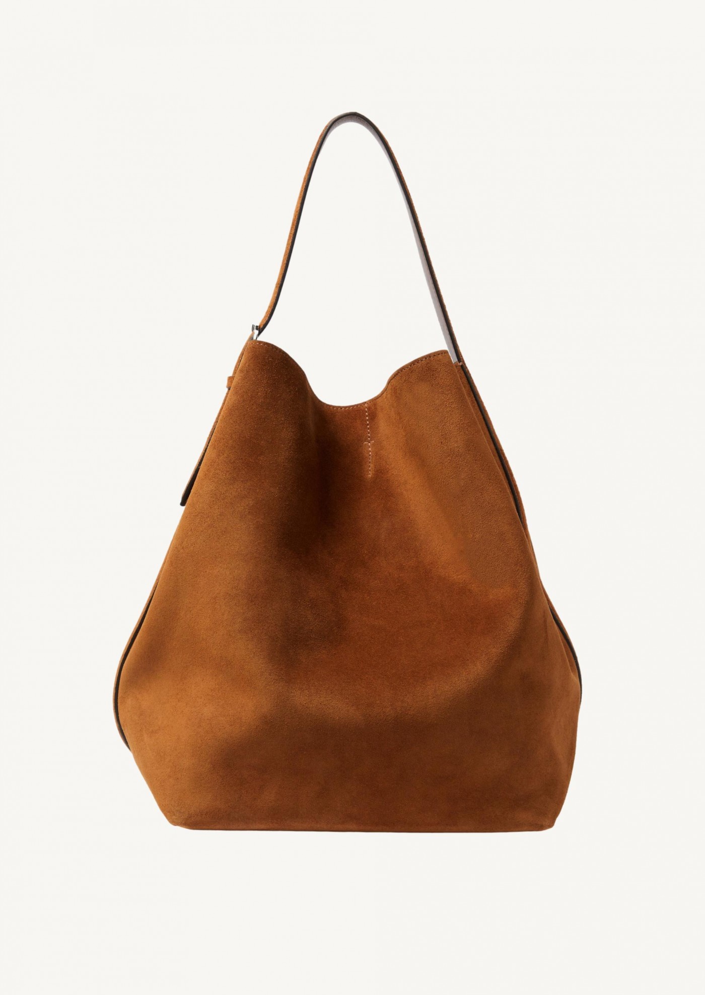 Tote en daim camel