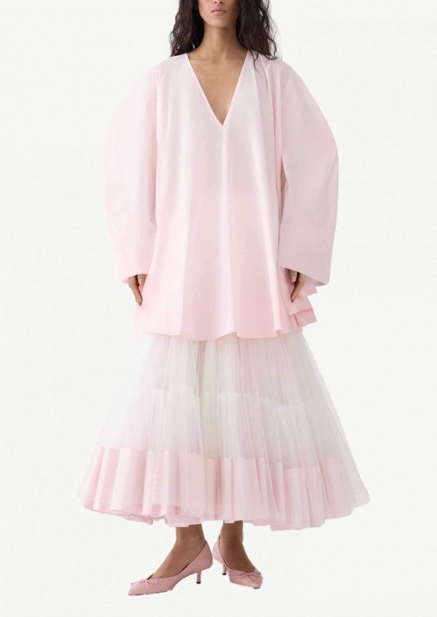 La robe Paysan rose Jacquemus