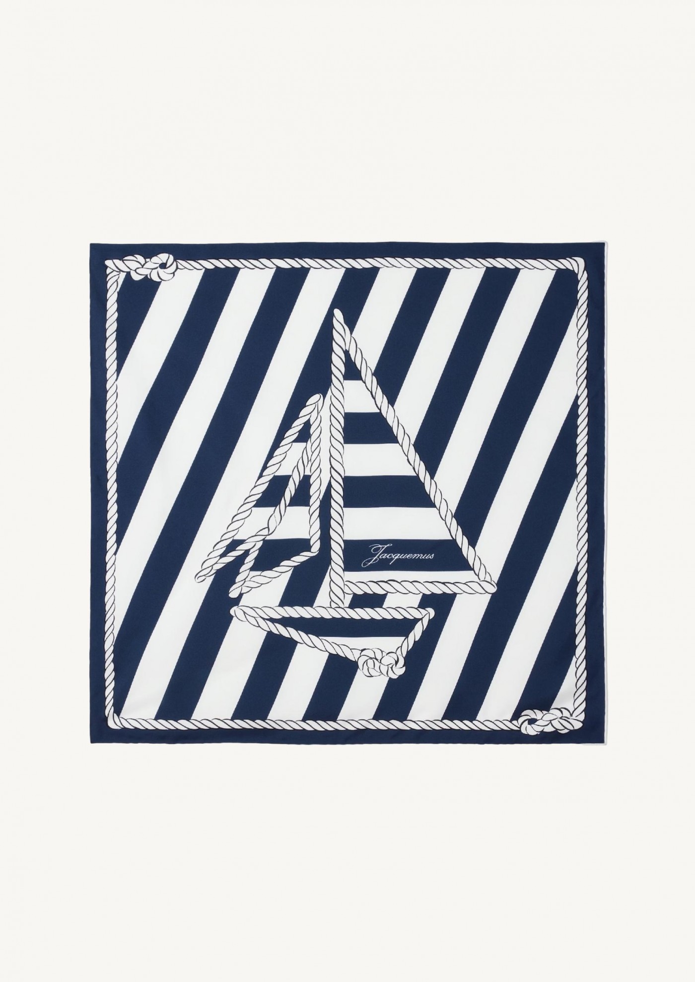 The Blue Bateau Corde Scarf