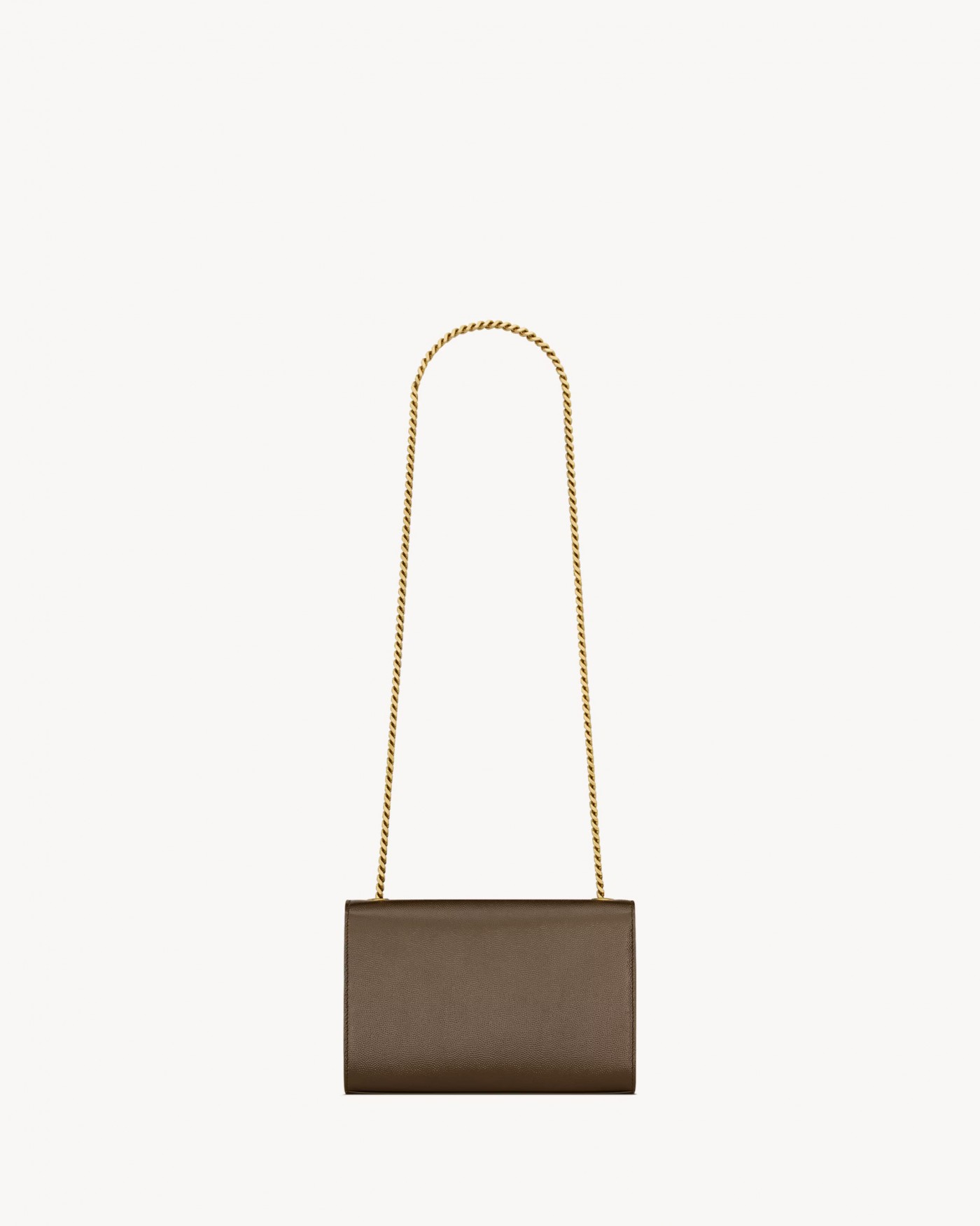 New Kate small en cuir de veau kaki Saint Laurent