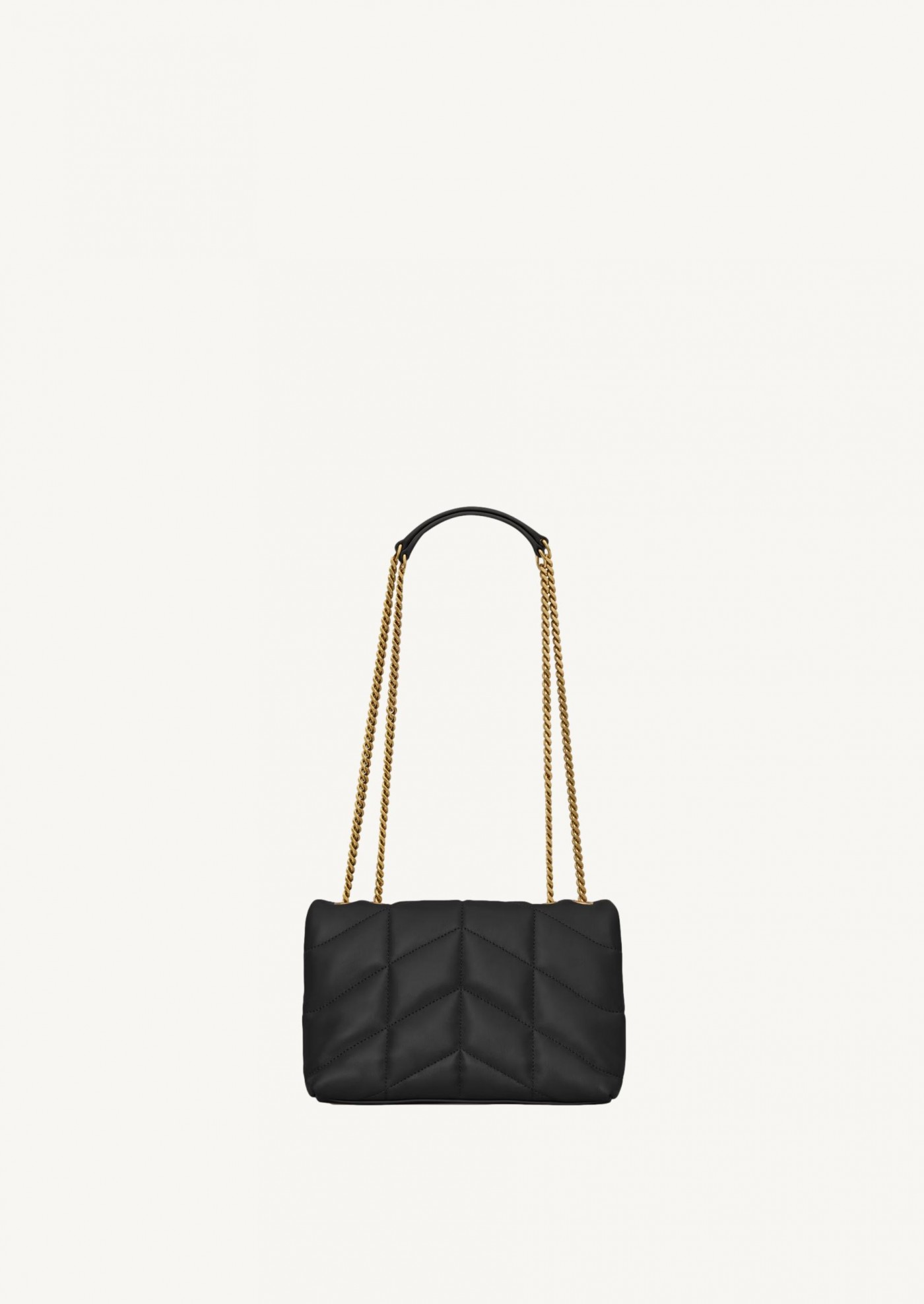 Puffer Toy noir et doré Saint Laurent